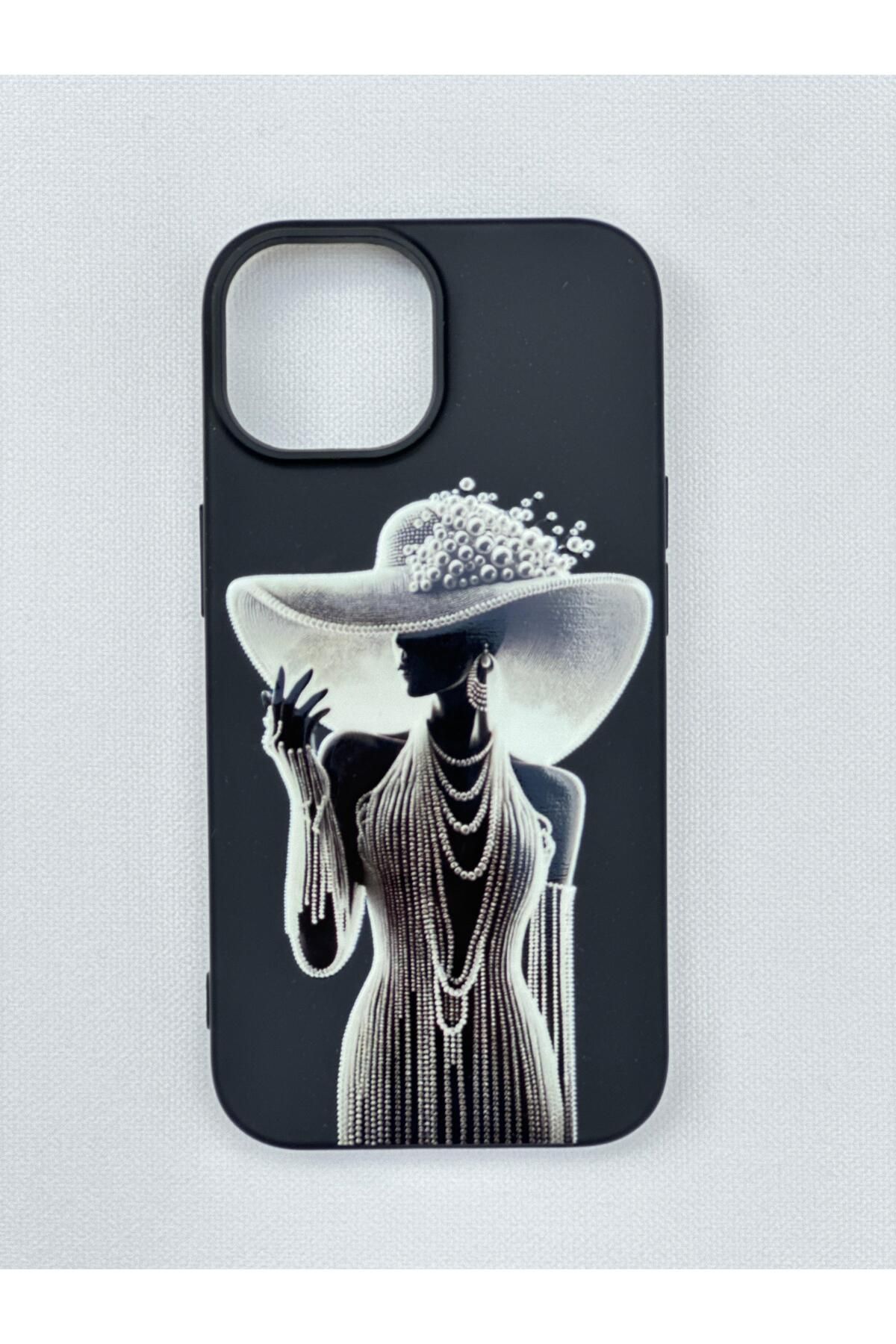 Vip Case iPhone 11 Uyumlu LADY Desenli İçi Kadife Kamera Çıkıntılı LSR KILIF 277