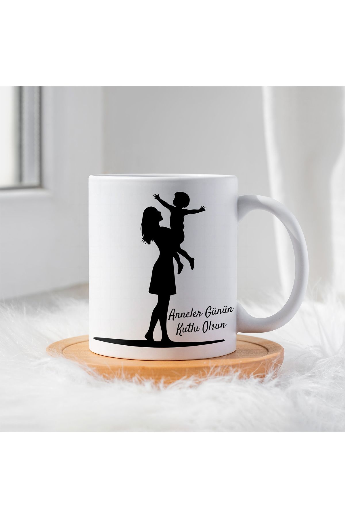 By Gift Anneler Günü İçin Kişiye Özel Porselen Kupa Bardak - BY-KP-0000257