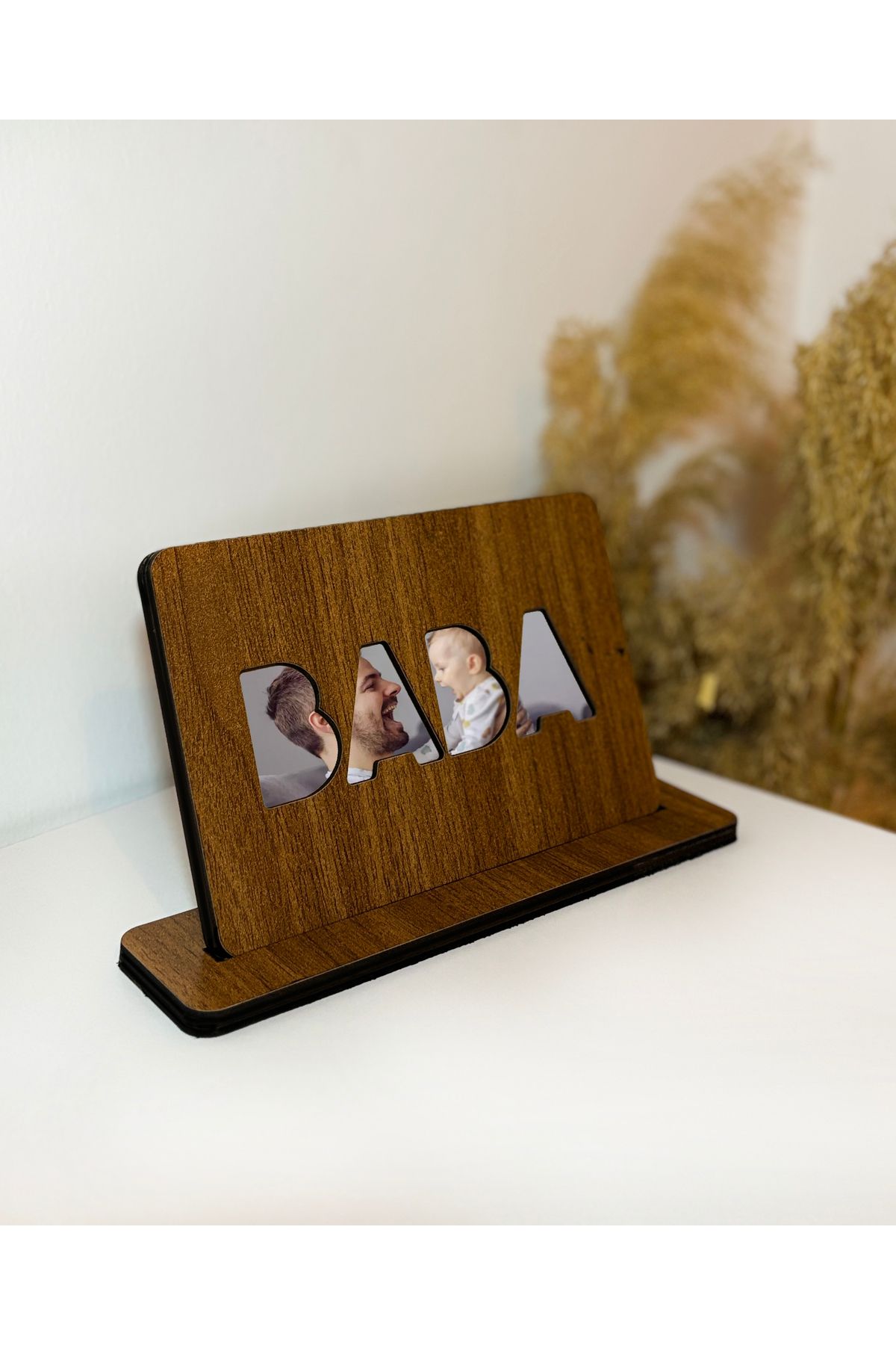 shop Baba Yazılı Fotoğraf Çerçevesi Babalar Günü