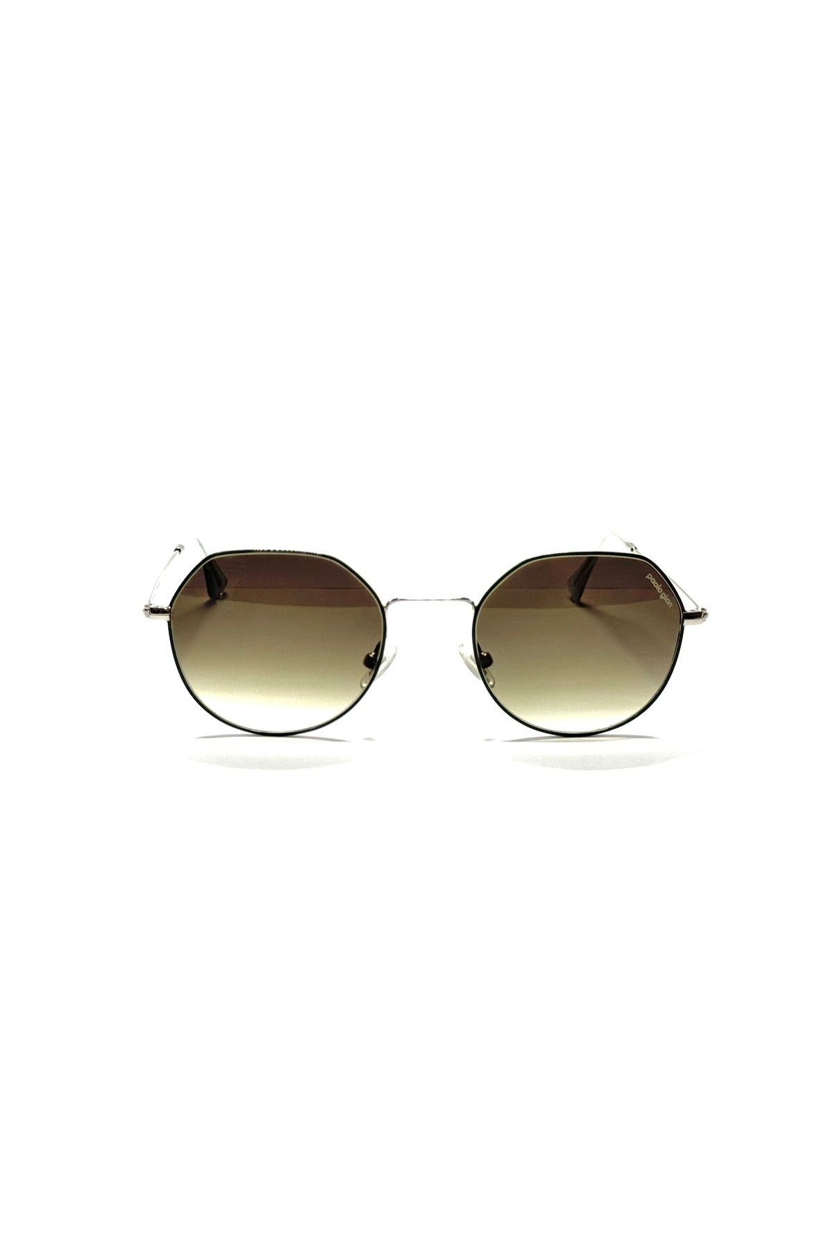 paolo gion 323 c39 kahverengi degrade uv 400 filtreli unisex güneş gözlüğü 51-22-145