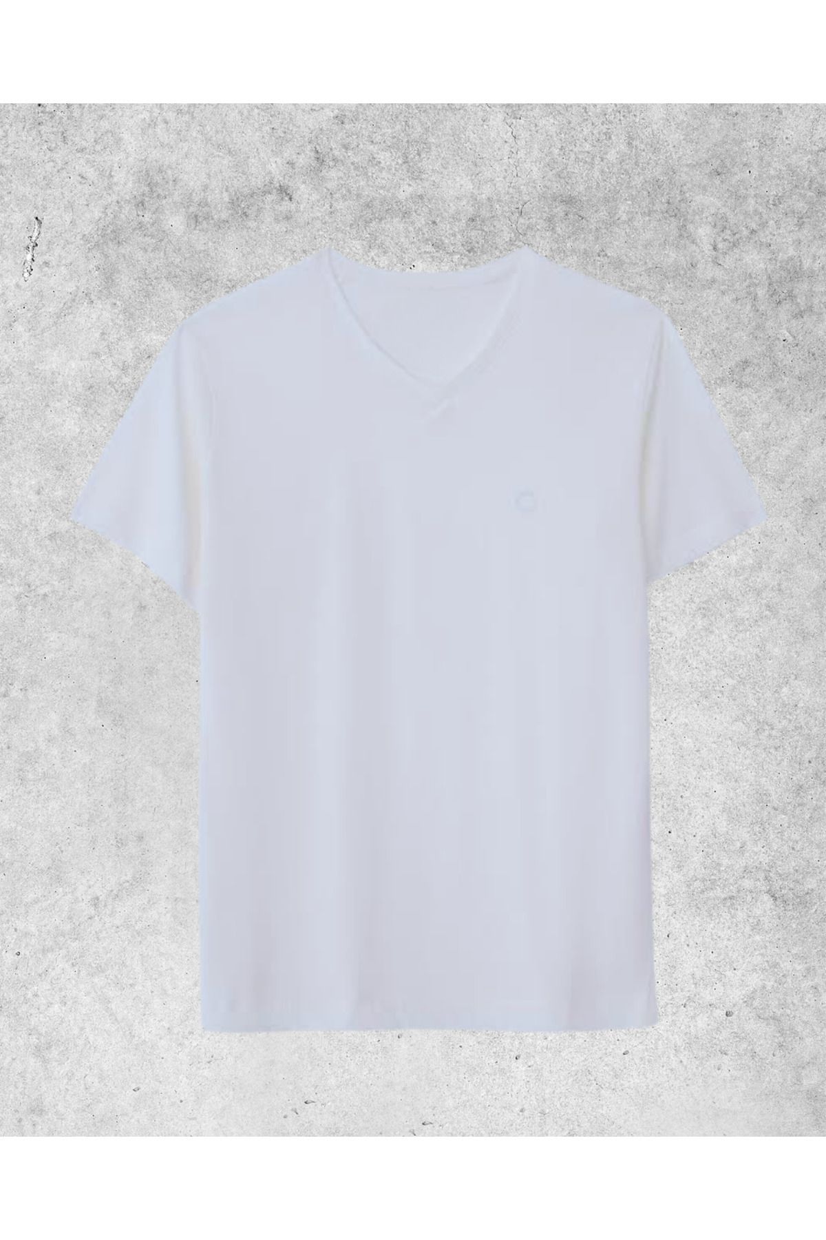 MOLICO Basic unisex sıfır yaka kısa kollu Amsterdam baskılı tshirt