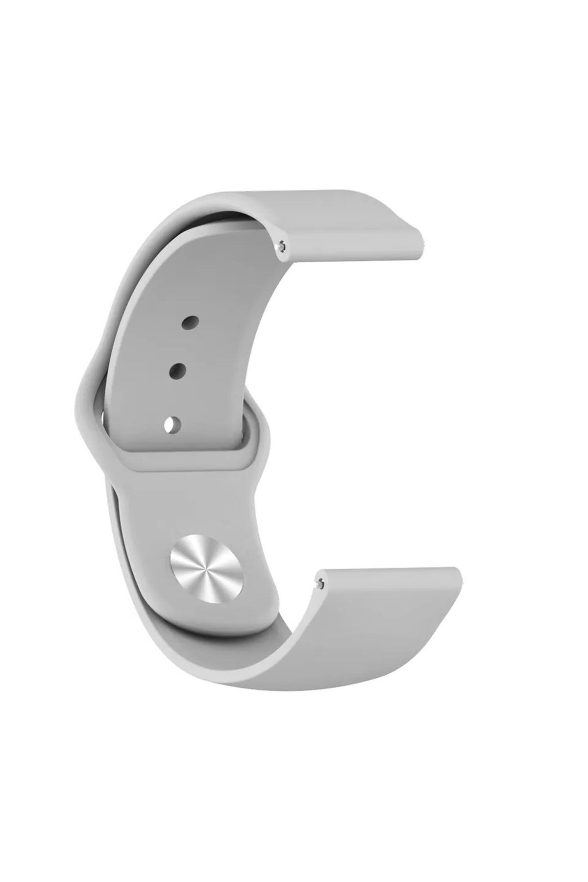 bbtech Garmin Vivoactive 4 22mm Standart Silikon Kordon Klasik Kayış Esnek 22 mm Band