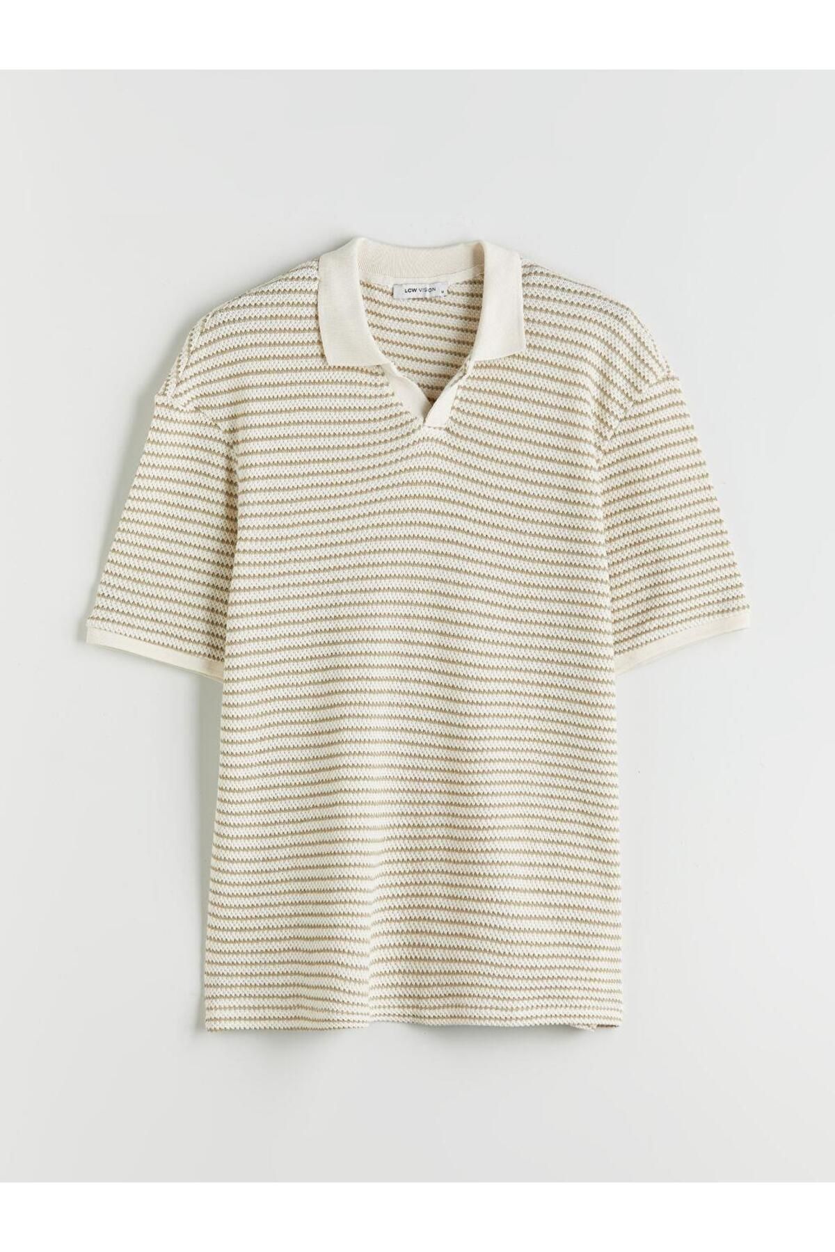 LC Waikiki Polo Yaka Çizgili Erkek Tişört (S5)