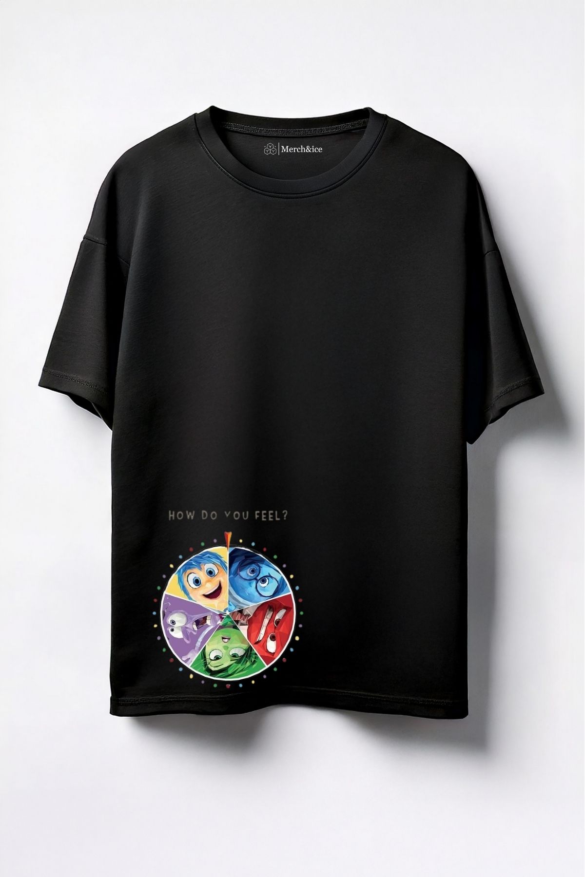 Merch&ice How Do You Feel Baskılı Unisex Oversize T-Shirt