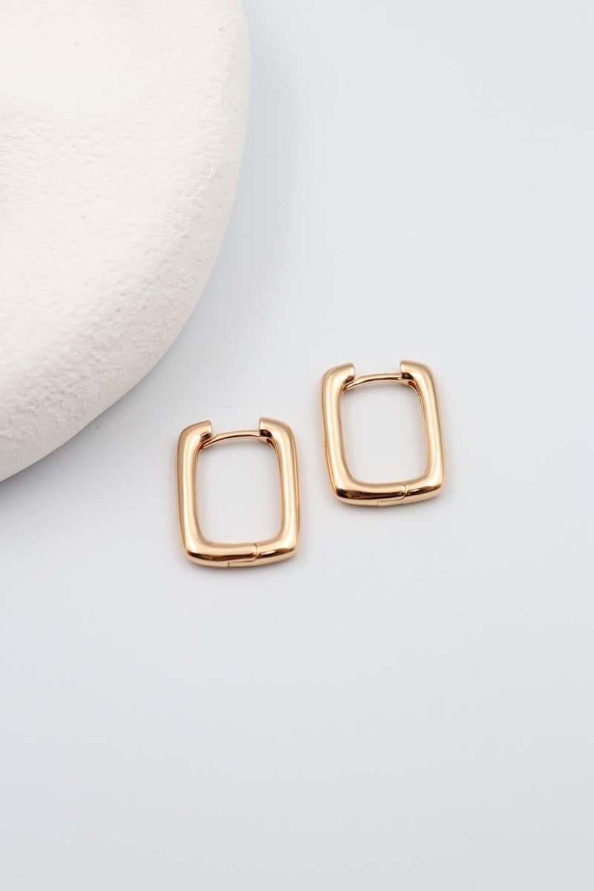BY CANSU ACCESSORİES Gia Gold Küpe