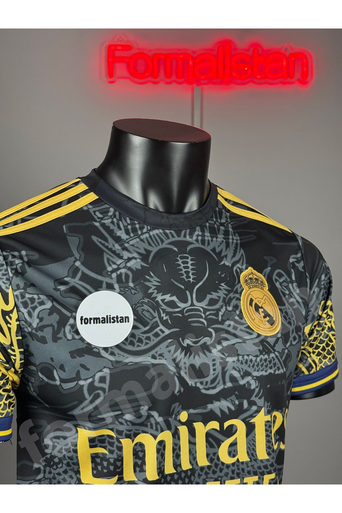 Quaxram Rê.al-Mâdrid İsimsiz Futbol Forması - Dragon5