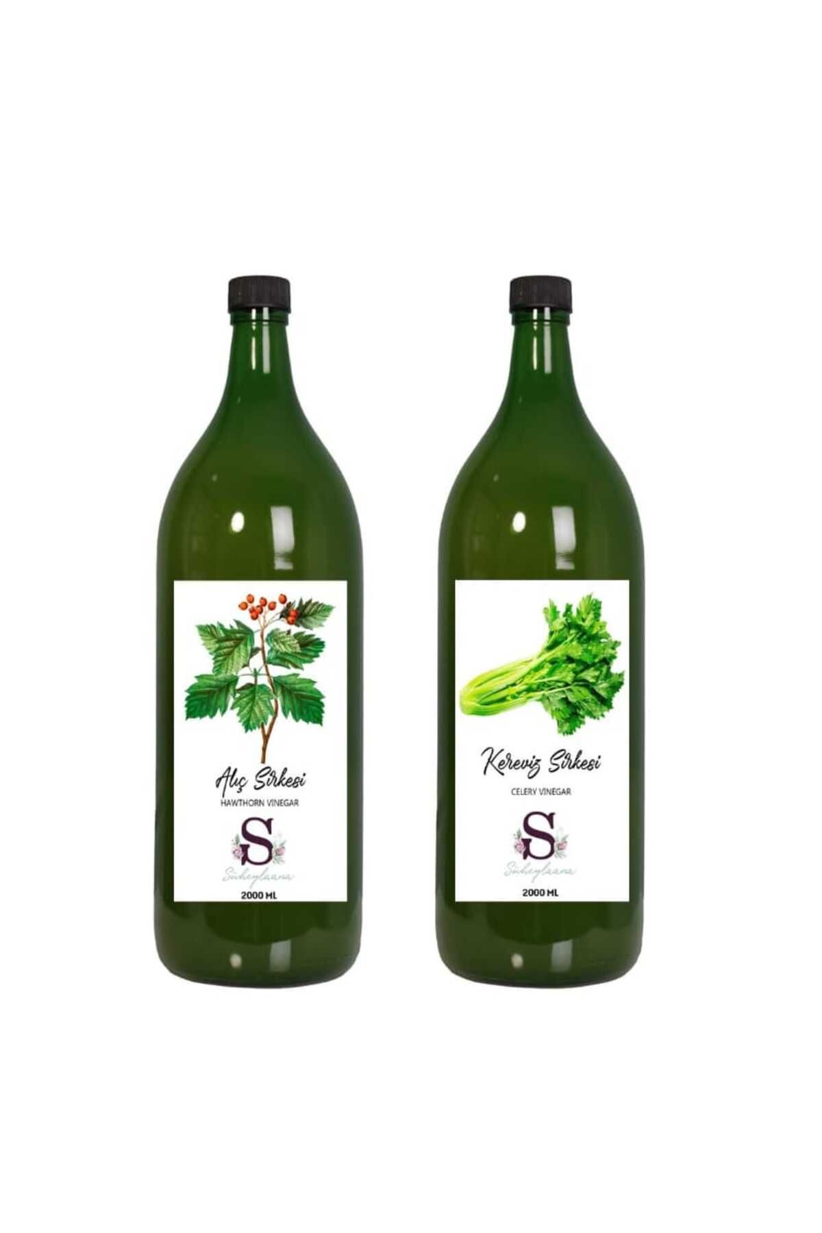 Süheylaana Doğal Alıç Sirkesi 2000 Ml - Doğal Kereviz Sirkesi 2000 Ml
