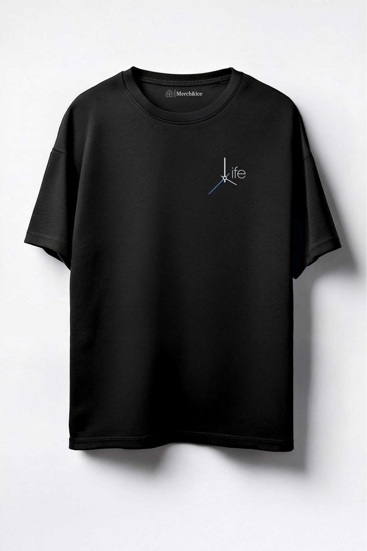 Merch&ice Life Baskılı Unisex Oversize T-Shirt
