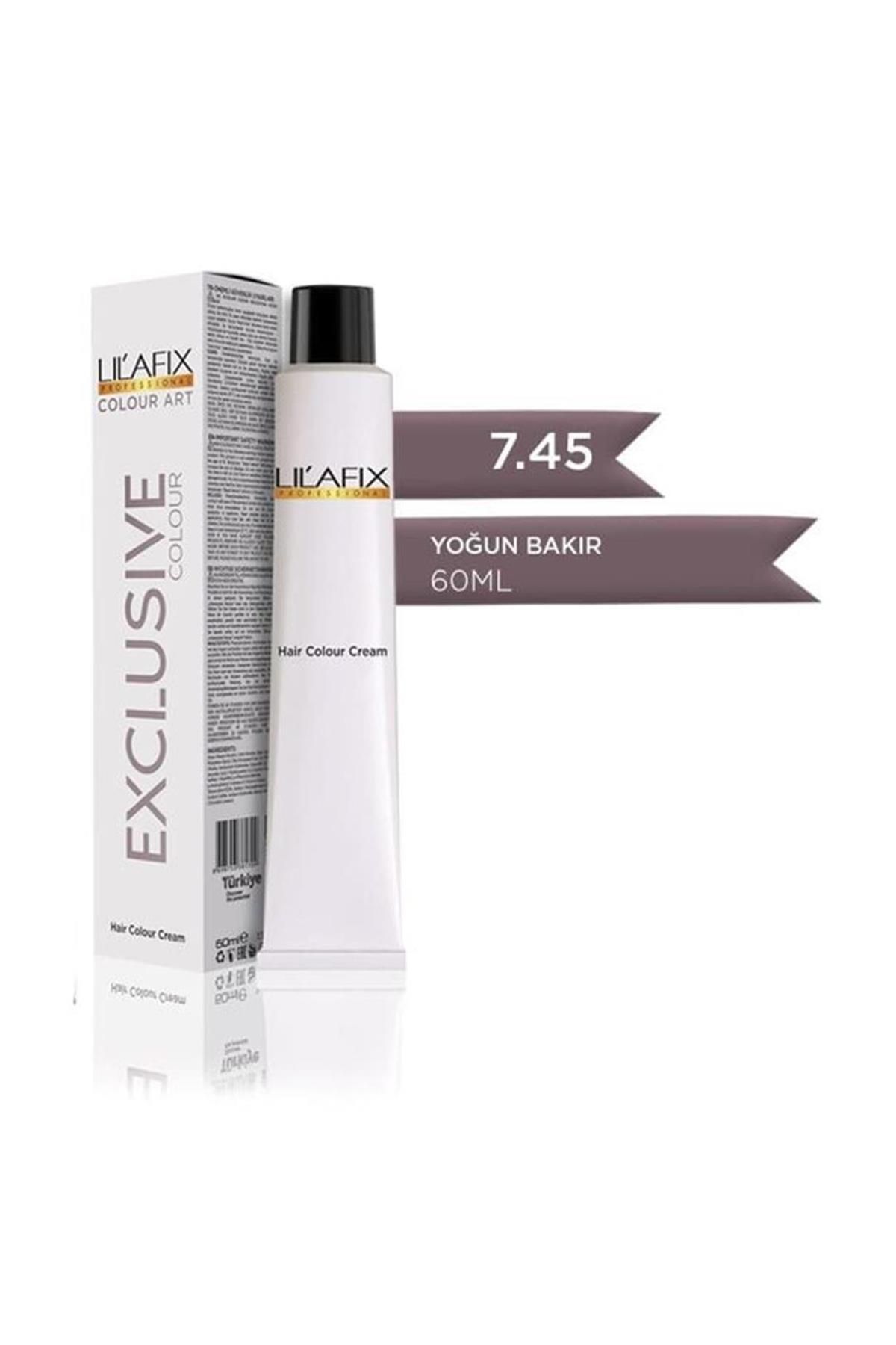 Lila Lilafix Krem Tüp Saç Boyası 7.45 Exclusive Yoğun Bakır 60 ml