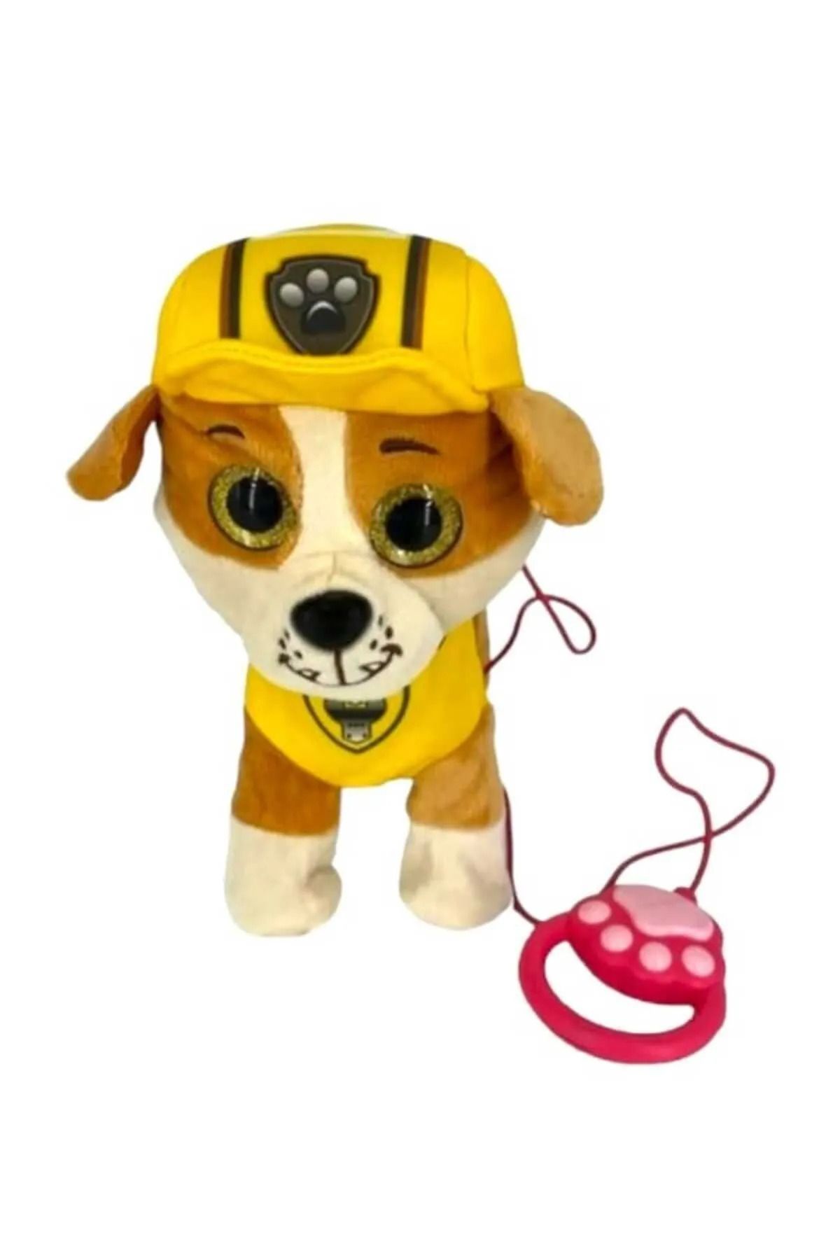 RIDVAN OZYA OYUNCAK DÜNYASI Paw Patrol Köpek Yürüyen, Havlayan Müzikli Tasmalı Kumandalı Peluş Oyuncak