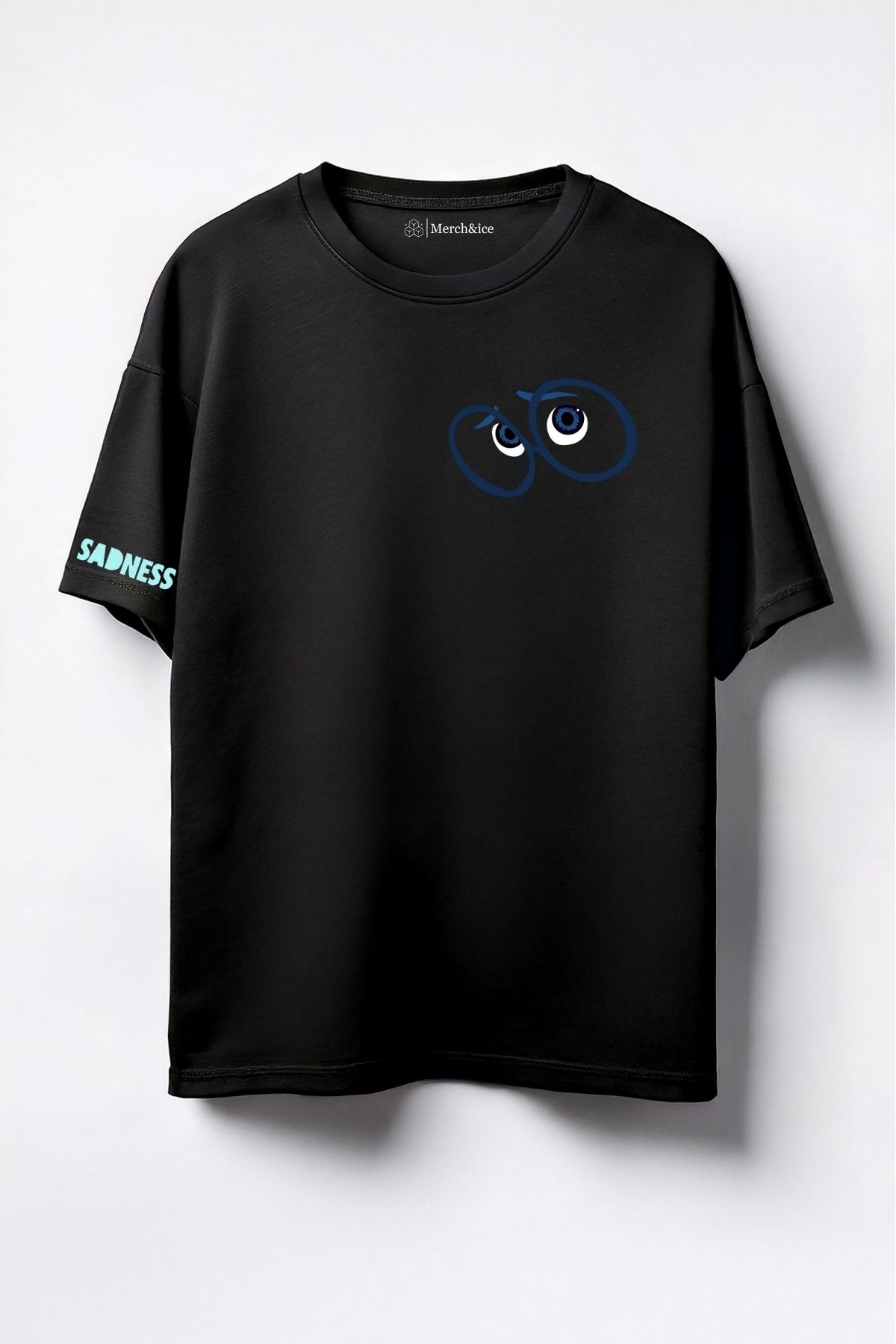 Merch&ice Sadness Baskılı Unisex Oversize T-Shirt