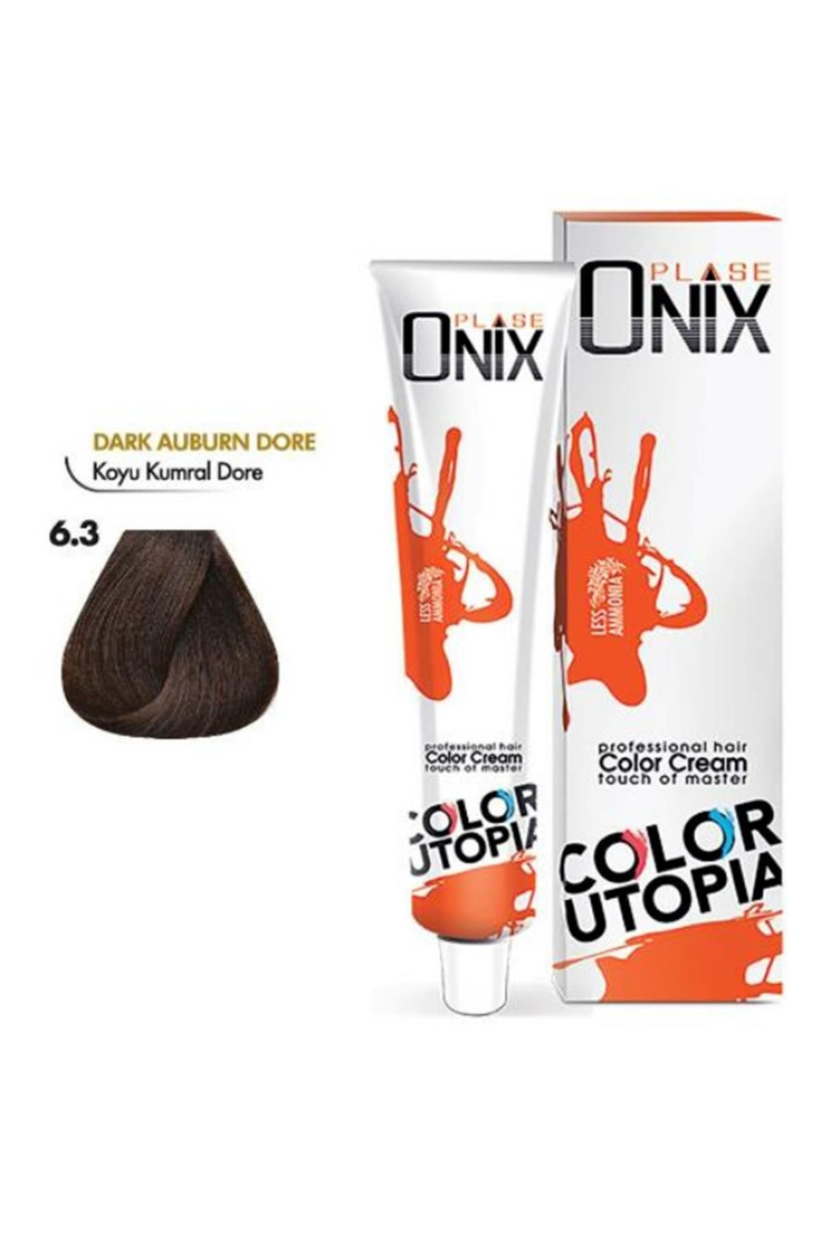 onix ONİX TÜP SAÇ BOYASI & NO:6/3 KOYU KUMRAL DORE