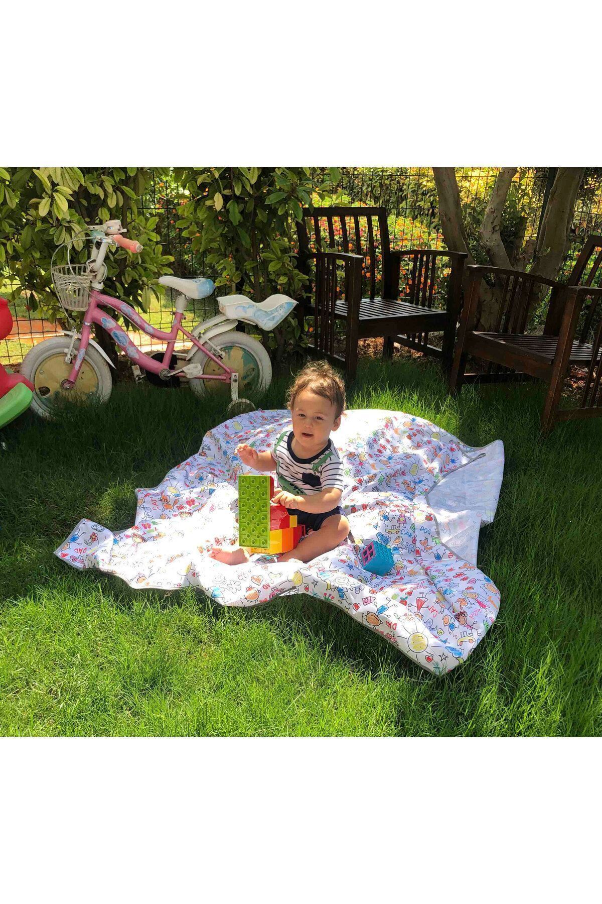 yorni Family Bebek Odası Halı Üstüne Sermek Için Sıvı Geçirmez Oyun Örtüsü, Makinede Yıkanabilir fotoğrafı 5 (önizleme)