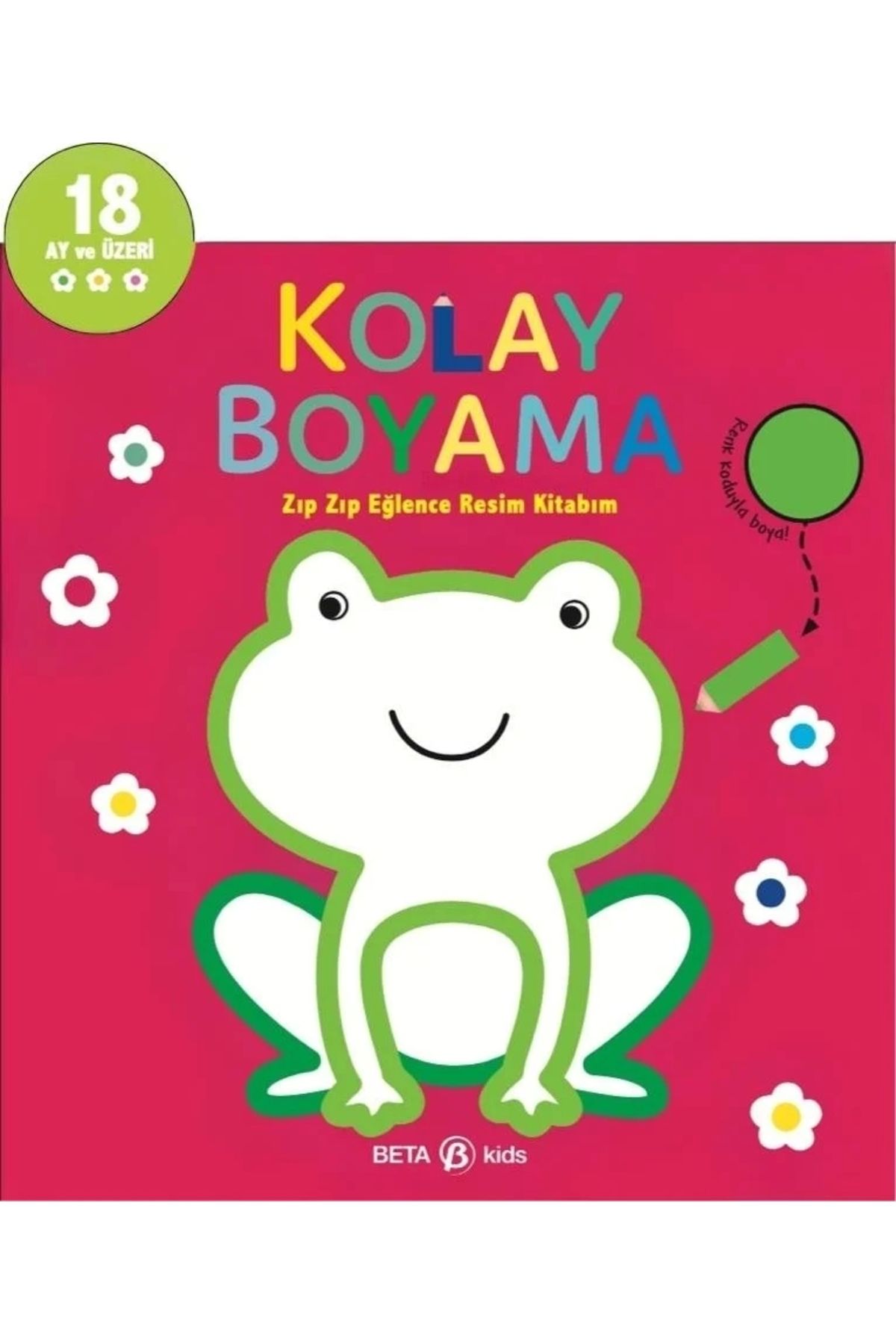 Nemere Kolay Boyama Zıp Zıp Eğlence Resim Kitabım
