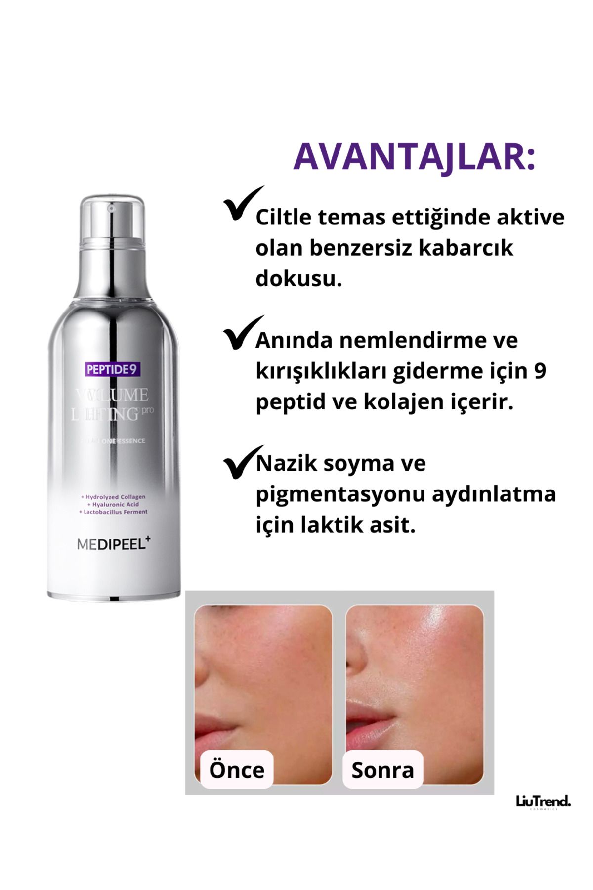 Medipeel-Peptide 9 Volume Lifting All in One Ess. Pro 100 ml Oxygen Lifting Essence with Peptide 3