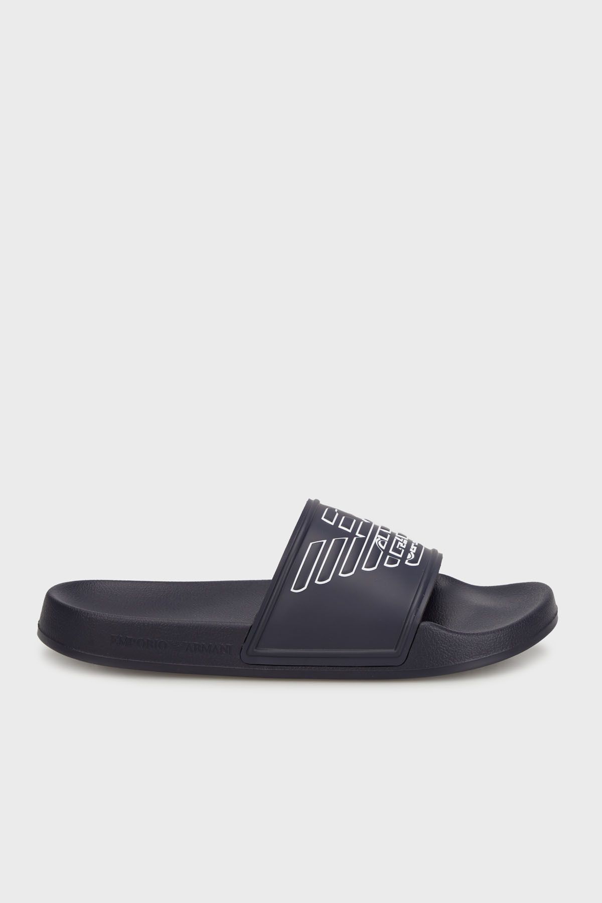 Emporio Armani Logolu Tek Bantlı Terlik Unisex TERLİK XVPS11 XR273 K578