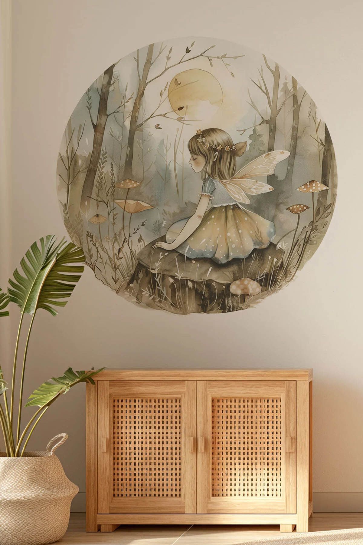 KT Decor Peri Masalı Orman Perileri 5 Farklı Model Çocuk Odası Duvar Sticker