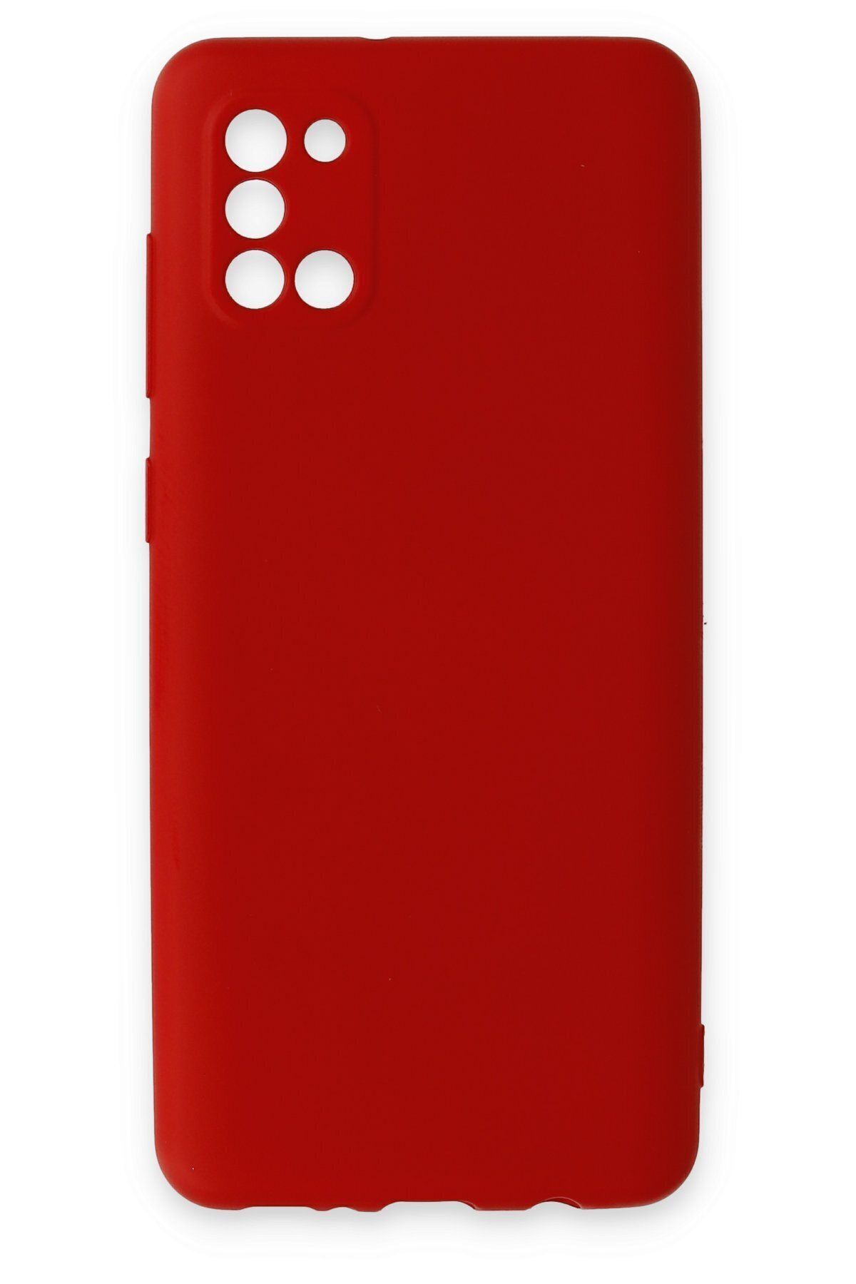 cepmoda Samsung Galaxy A31 Telefon Kılıfı - Lansman, iÇi Süet/Kadife, Soft v2 - KIRMIZI