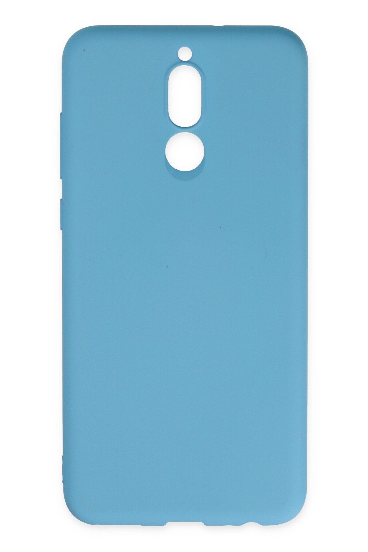 cepmoda Huawei Mate 10 Lite - Cpmd içi kadife Soft-Nano Doku Kapak/Kılıf - MAVİ