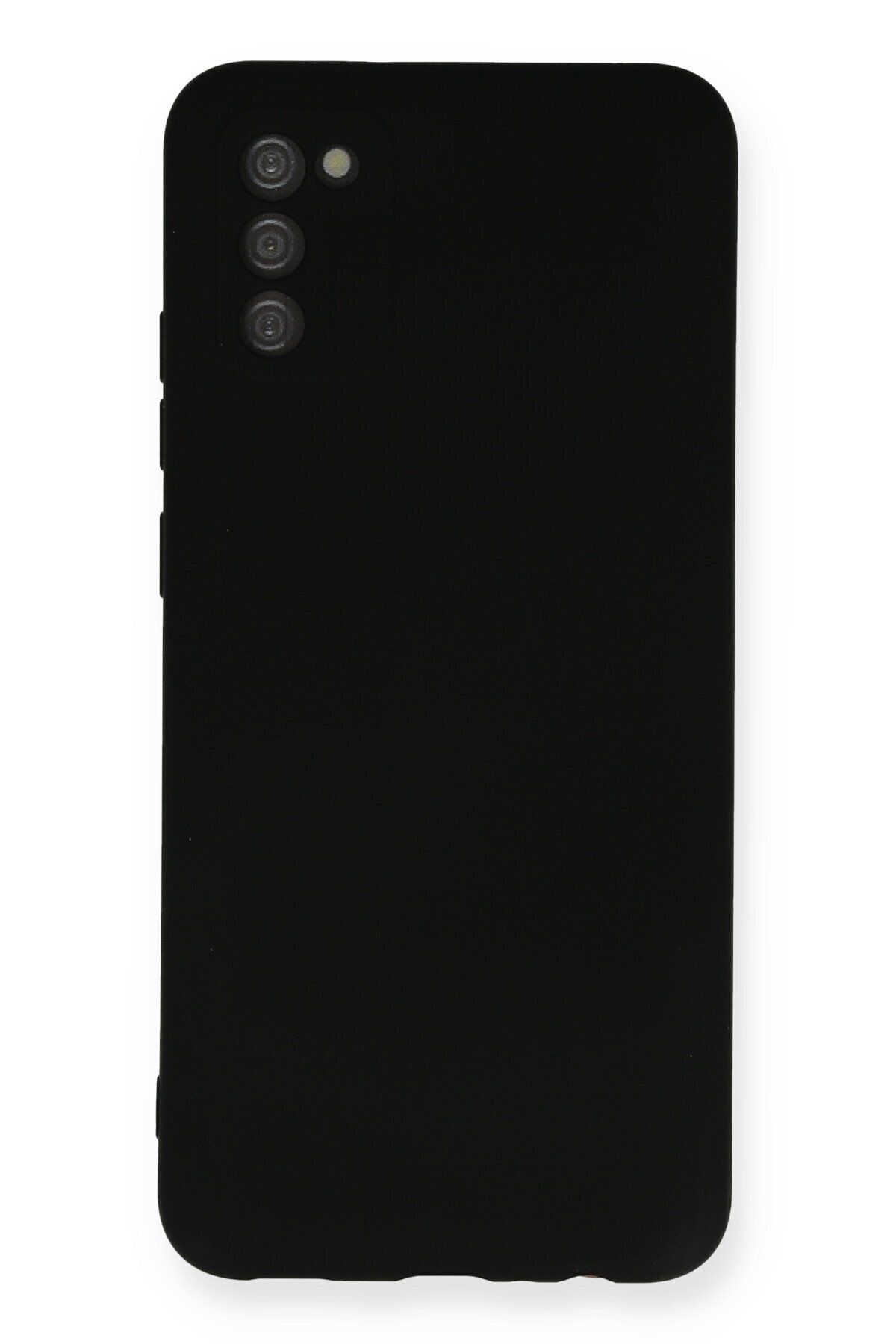 cepmoda Samsung Galaxy A03S - Cpmd içi kadife Soft-Nano Doku Kapak/Kılıf - SİYAH