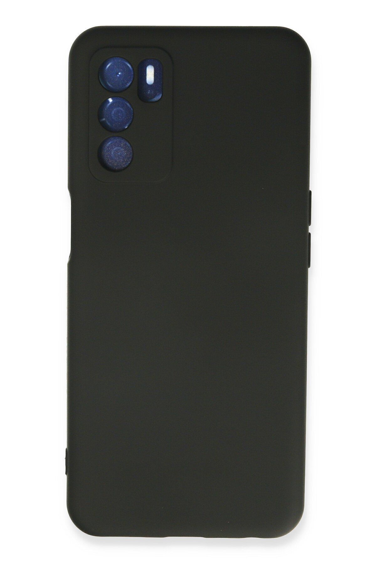 cepmoda Oppo A55 Telefon Kılıfı - Lansman, iÇi Süet/Kadife, Soft v2 - SİYAH