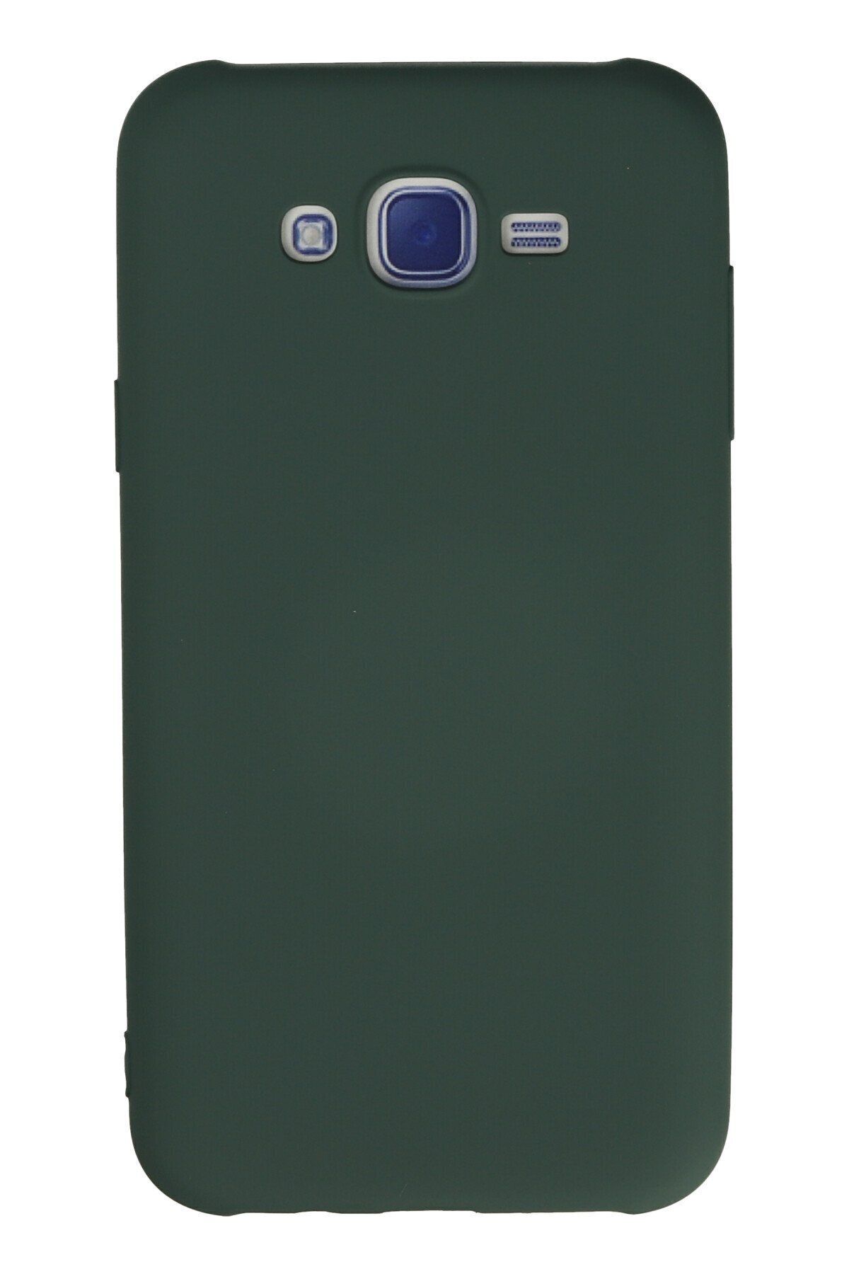 cepmoda Samsung Galaxy J7 - Cpmd içi kadife Soft-Nano Doku Kapak/Kılıf - KOYU YEŞİL