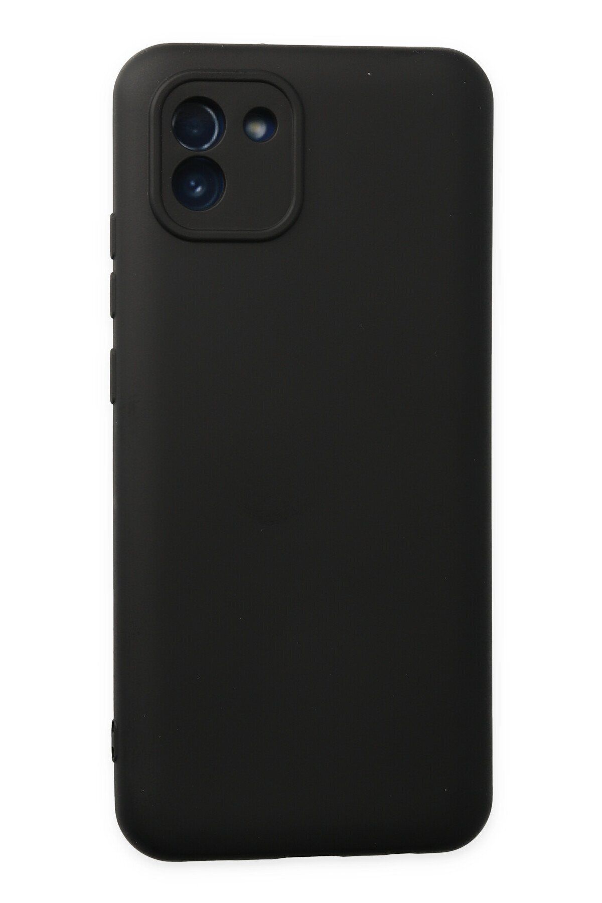cepmoda Samsung Galaxy A03 Telefon Kılıfı - Lansman, iÇi Süet/Kadife, Soft v2 - SİYAH