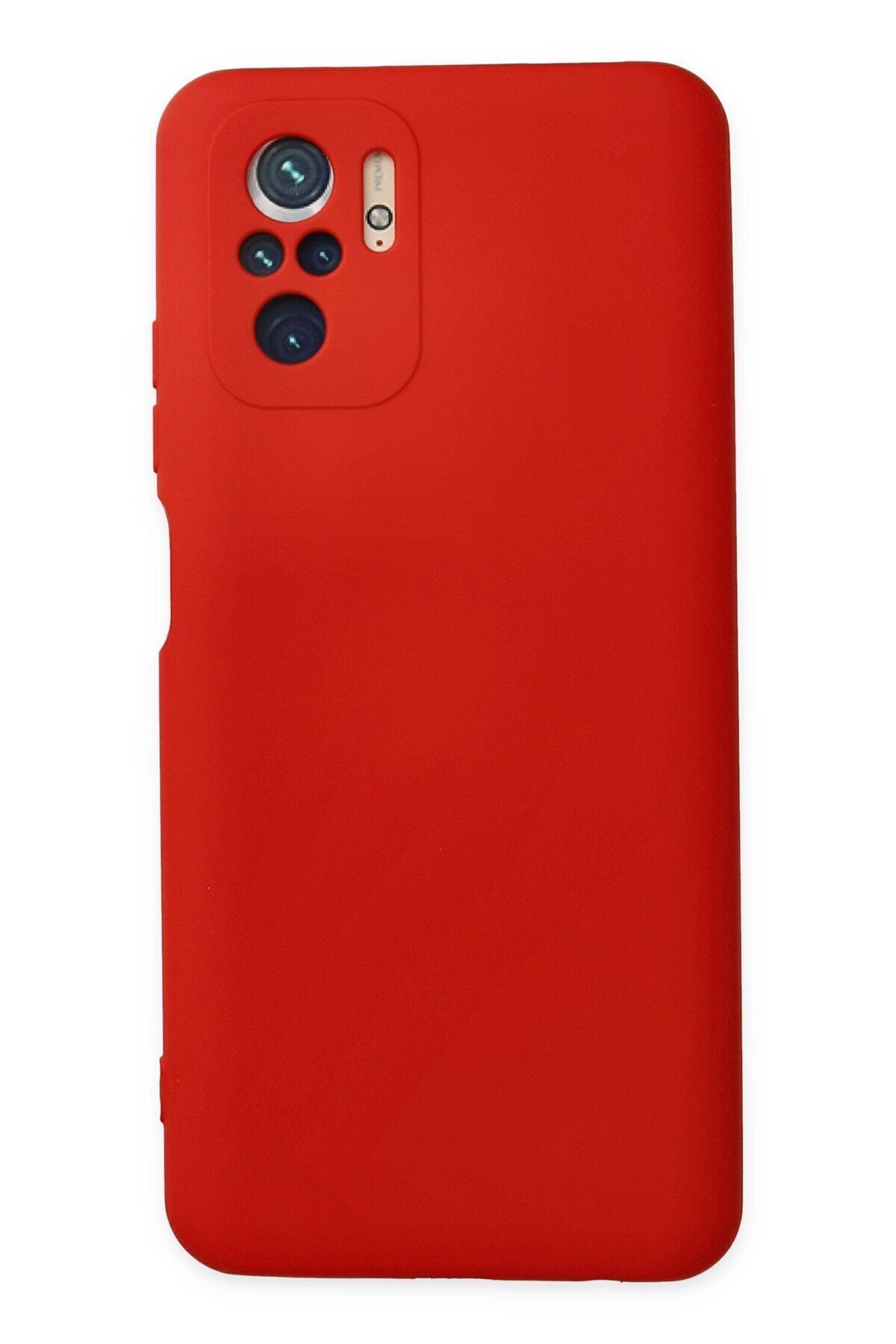 cepmoda Xiaomi Poco M5s Uyumlu Telefon Kılıfı - Lansman, iÇi Süet/Kadife, Soft - KIRMIZI