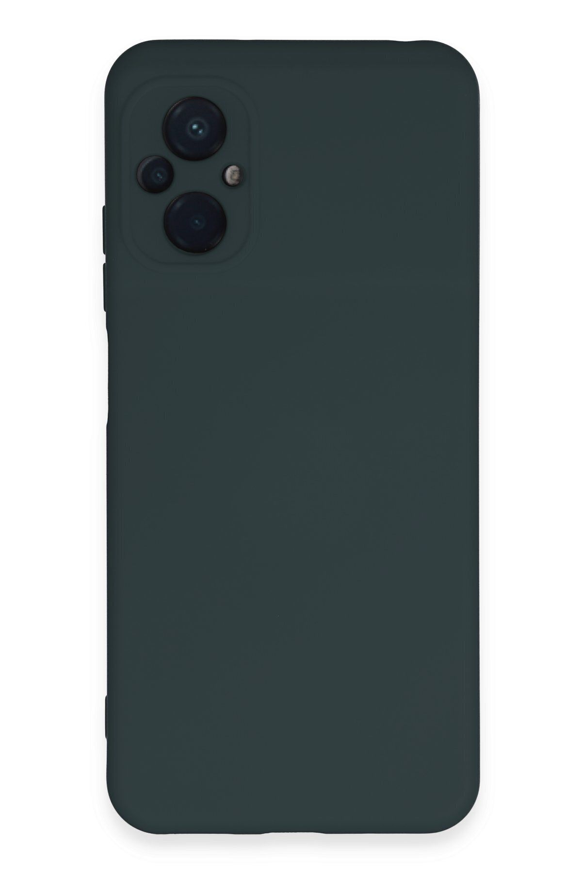 cepmoda Xiaomi Poco M5 Telefon Kılıfı - Lansman, iÇi Süet/Kadife, Soft v2 - KOYU YEŞİL