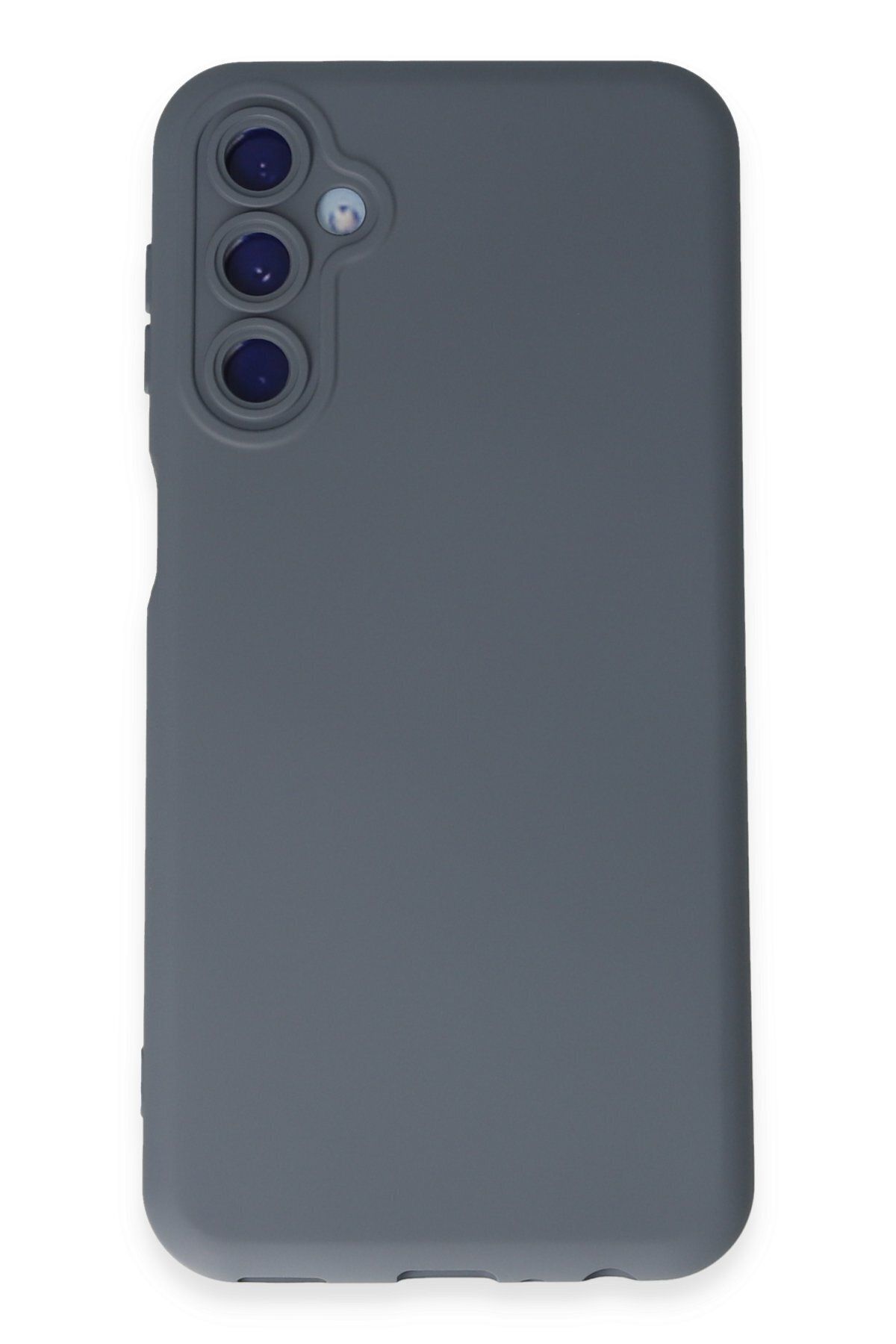 cepmoda Galaxy M14 5G  Uyumlu - Cpmd içi kadife Soft-Nano Doku Kapak/Kılıf - GRİ