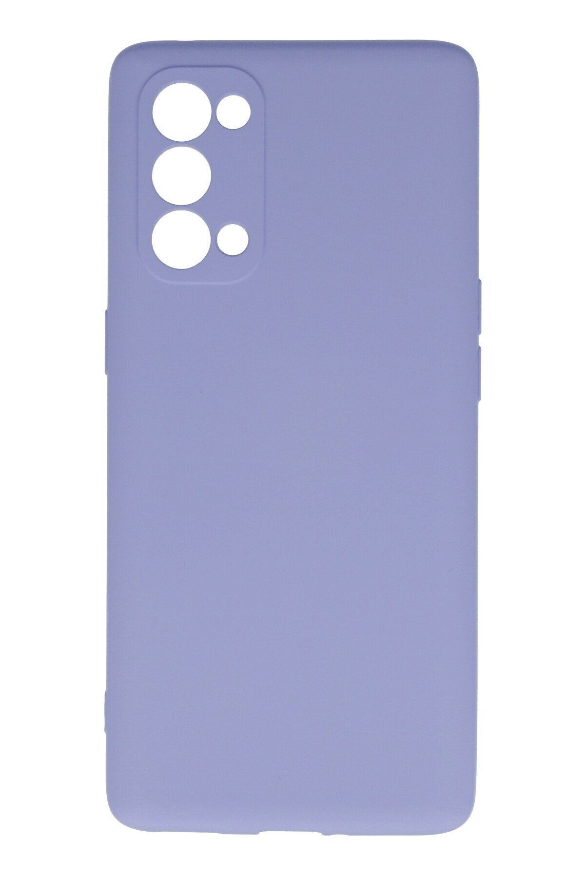 cepmoda Oppo Reno 5 Pro uyumlu  - Cpmd içi kadife Soft-Nano Doku Kapak/Kılıf - LİLA