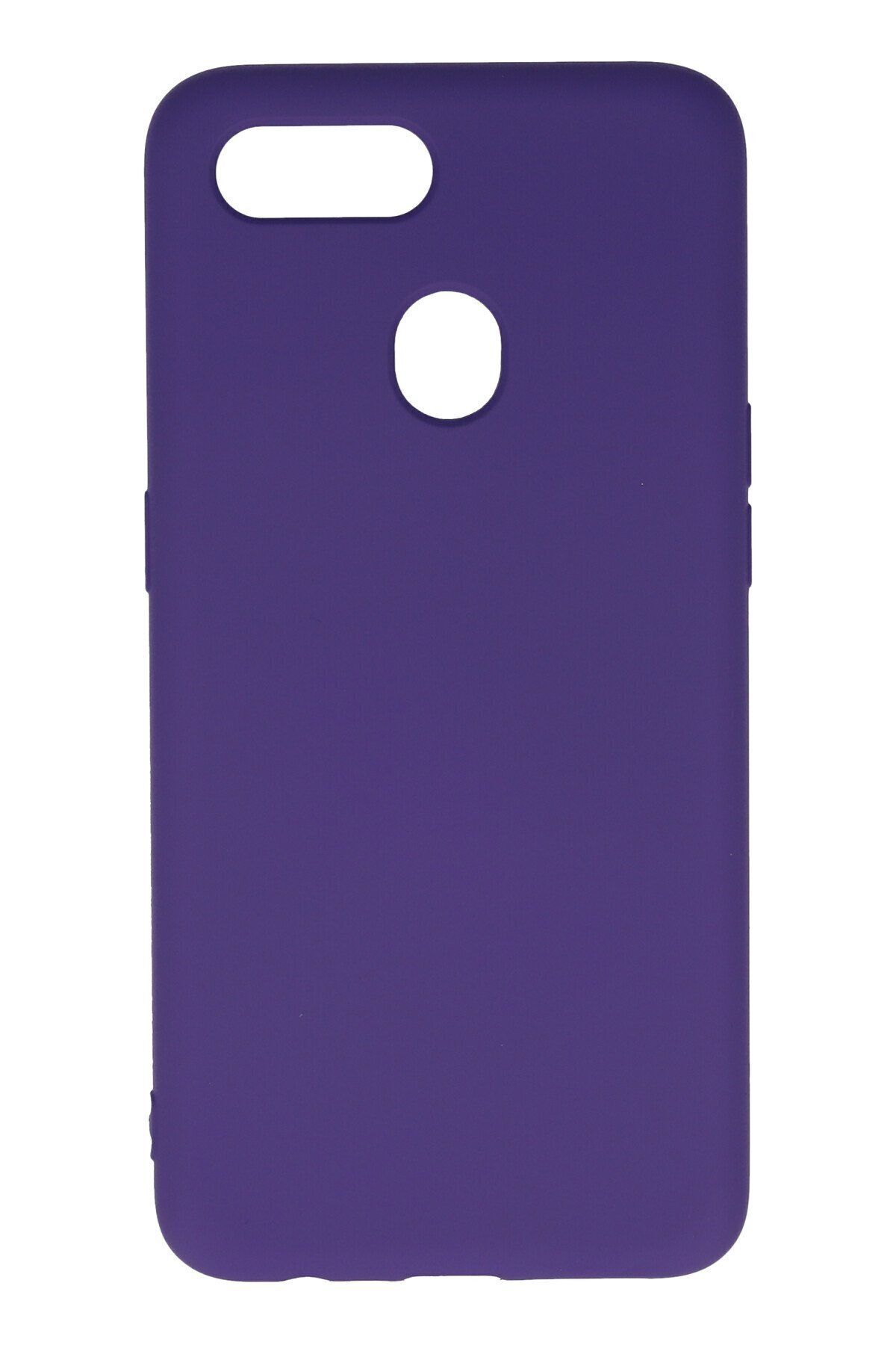 cepmoda Oppo AX7 / A12 / A5s Uyumlu Telefon Kılıfı - Lansman, iÇi Süet/Kadife, Soft - MOR