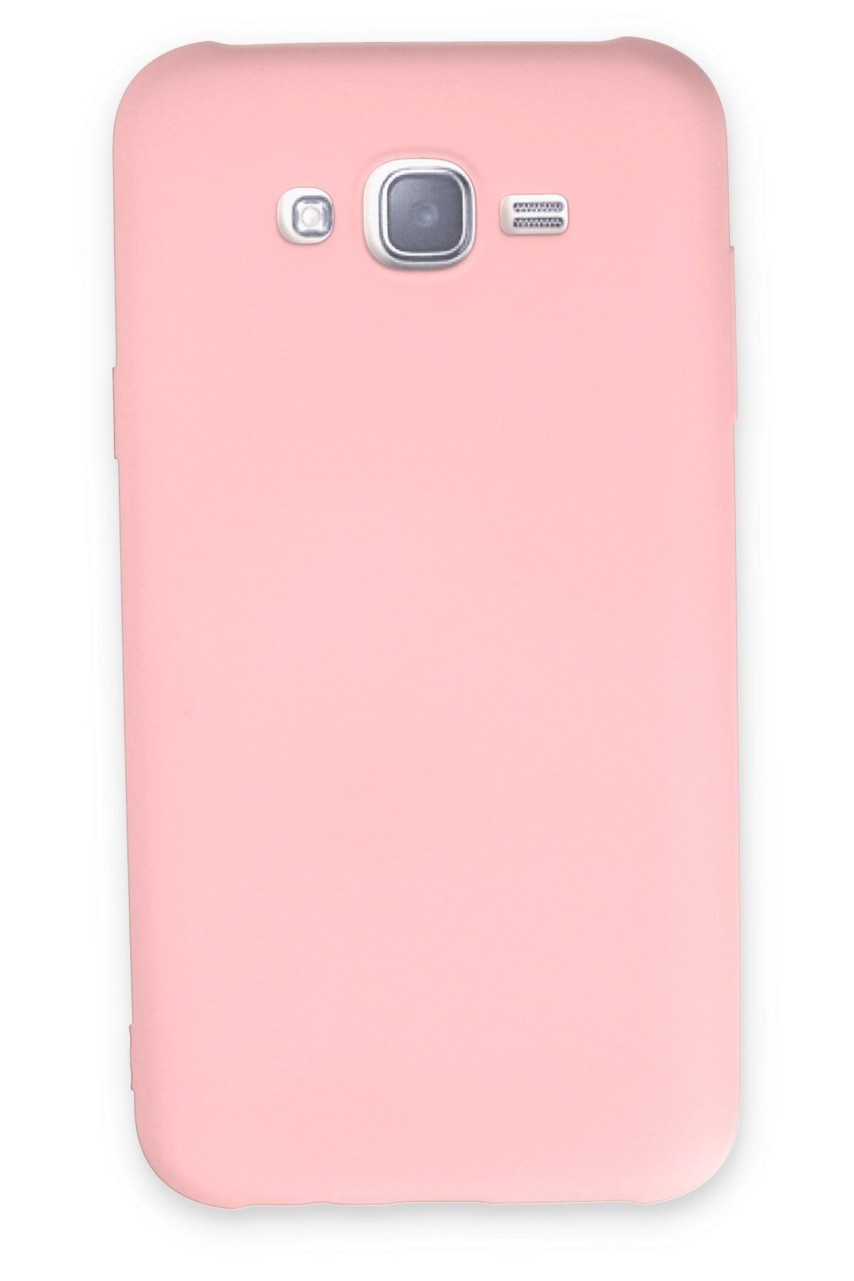 cepmoda Samsung Galaxy J7 Telefon Kılıfı - Lansman, iÇi Süet/Kadife, Soft v2 - PUDRA