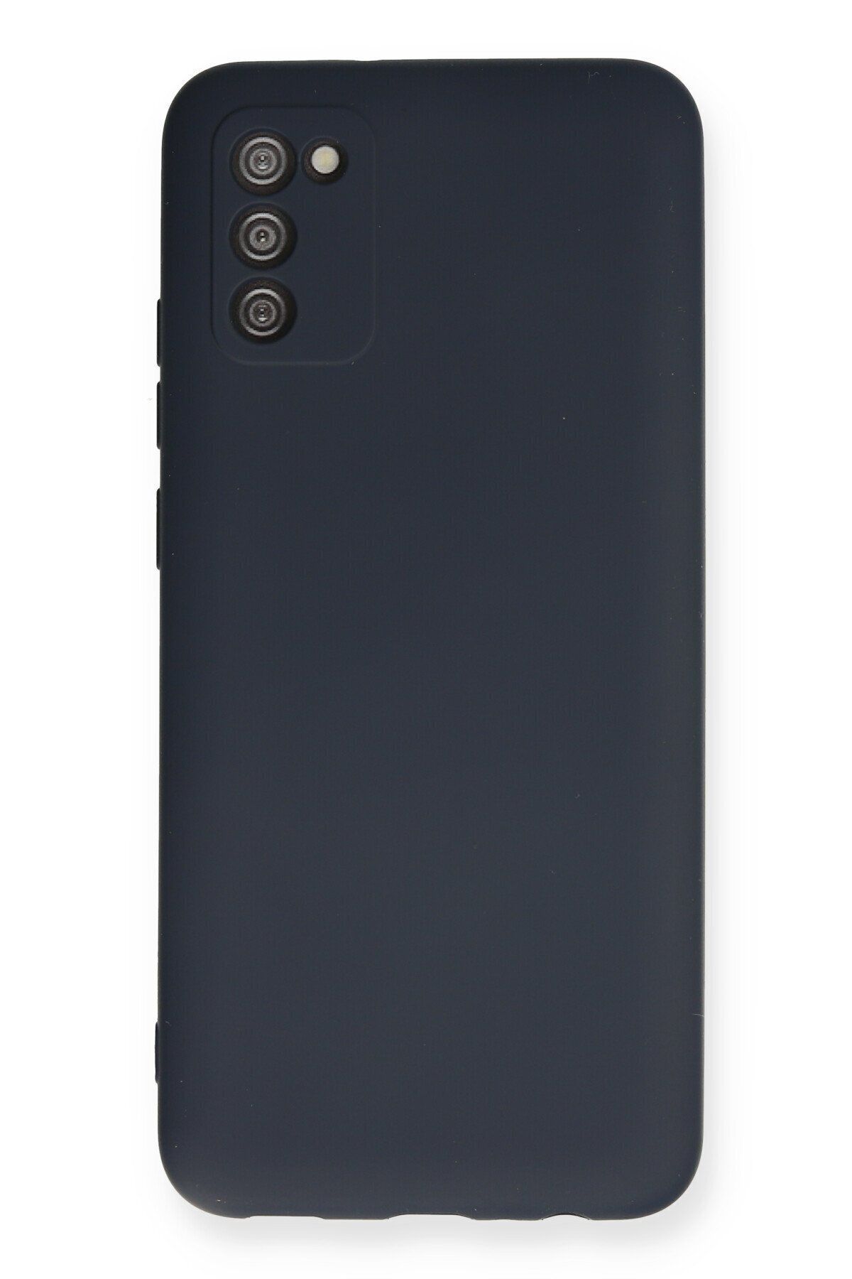 cepmoda Samsung Galaxy A03S Telefon Kılıfı - Lansman, iÇi Süet/Kadife, Soft v2 - LACİVERT