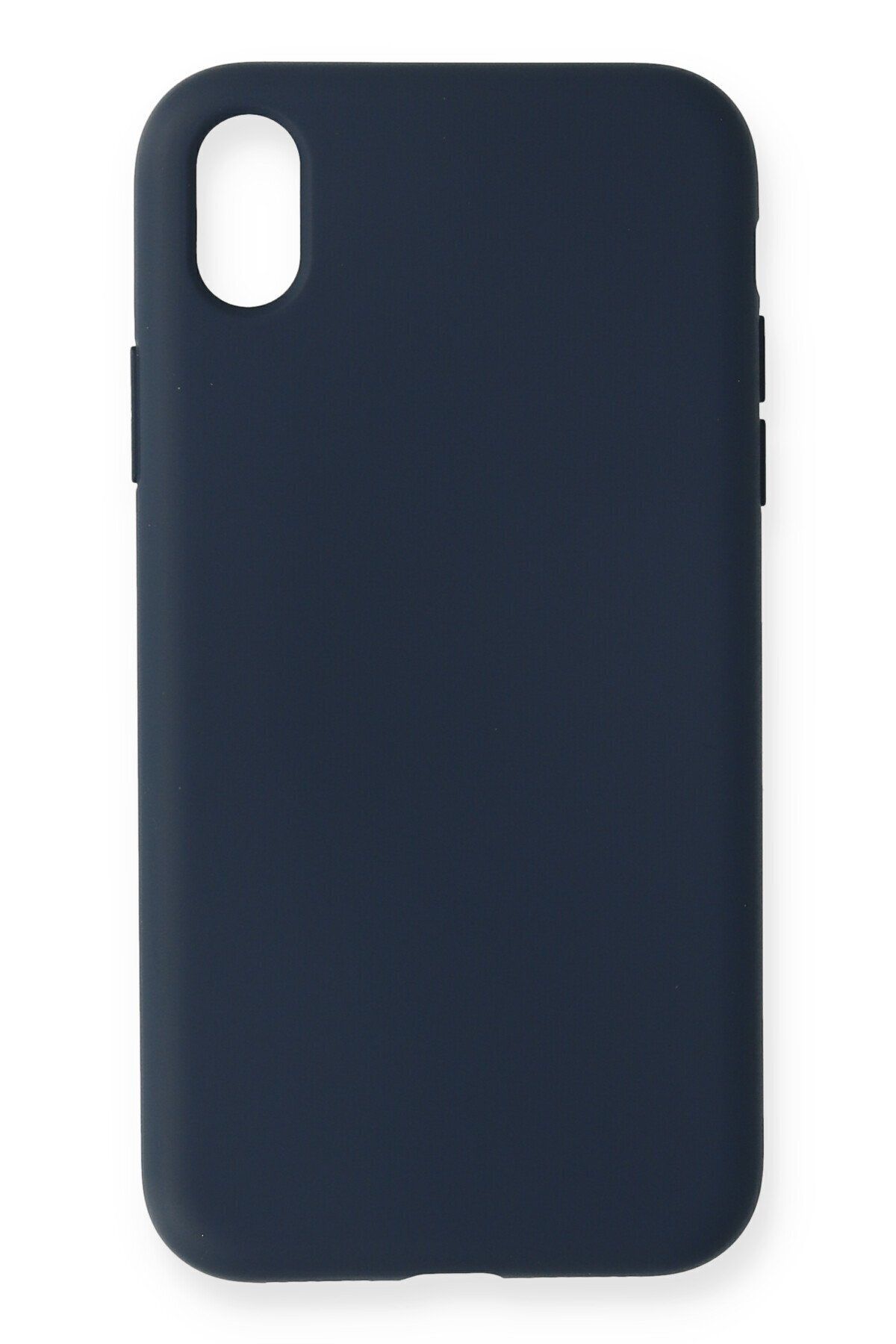 cepmoda iPhone XR Telefon Kılıfı - Lansman, iÇi Süet/Kadife, Soft v2 - LACİVERT