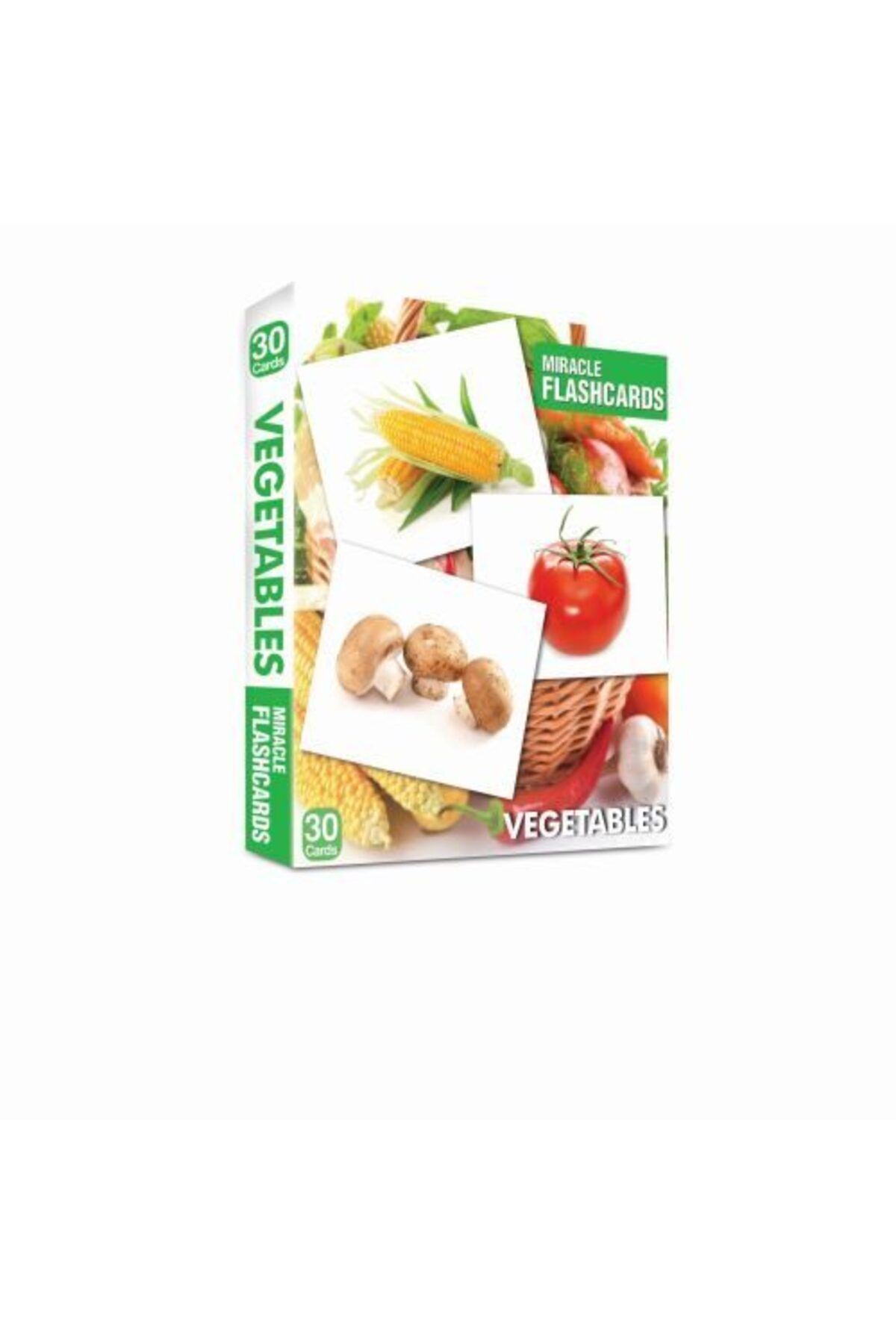 Destek Yayınları Vegetables Miracle Flashcards 30 Cards