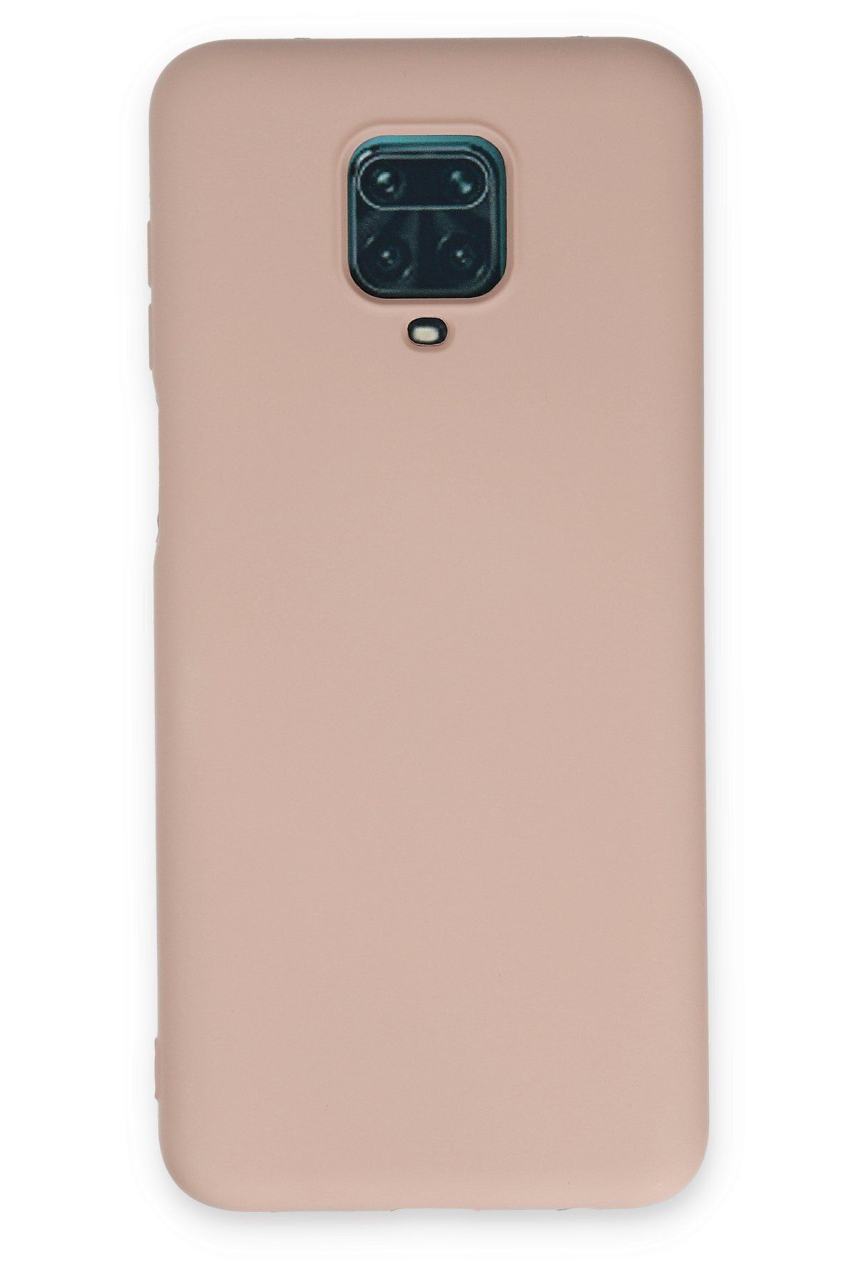 cepmoda Xiaomi Redmi Note 9S - Uyumlu içi kadife Soft-Nano Doku Kapak/Kılıf - PUDRA