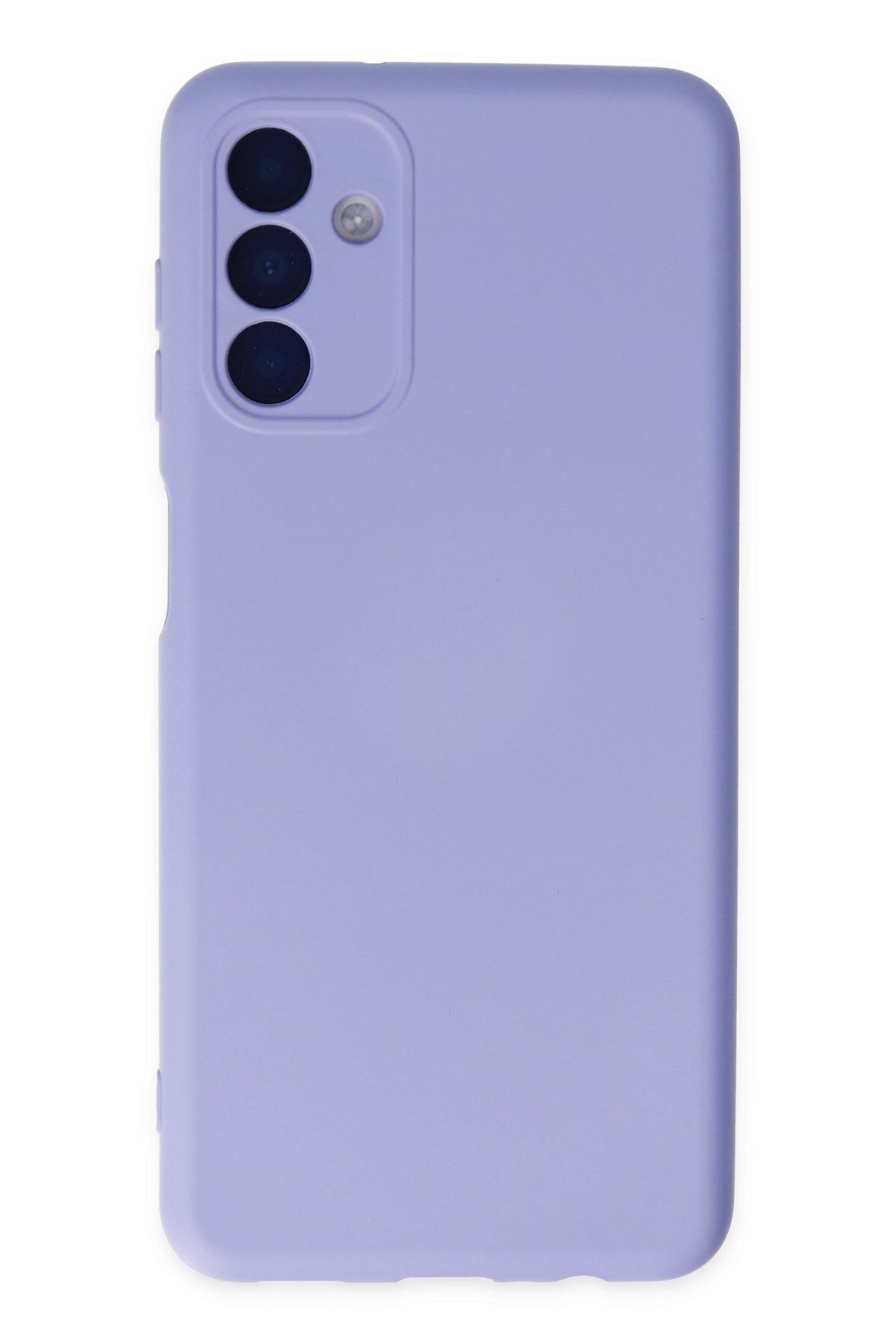 cepmoda Galaxy A04S - Cpmd içi kadife Soft-Nano Doku Kapak/Kılıf Uyumlu - LİLA