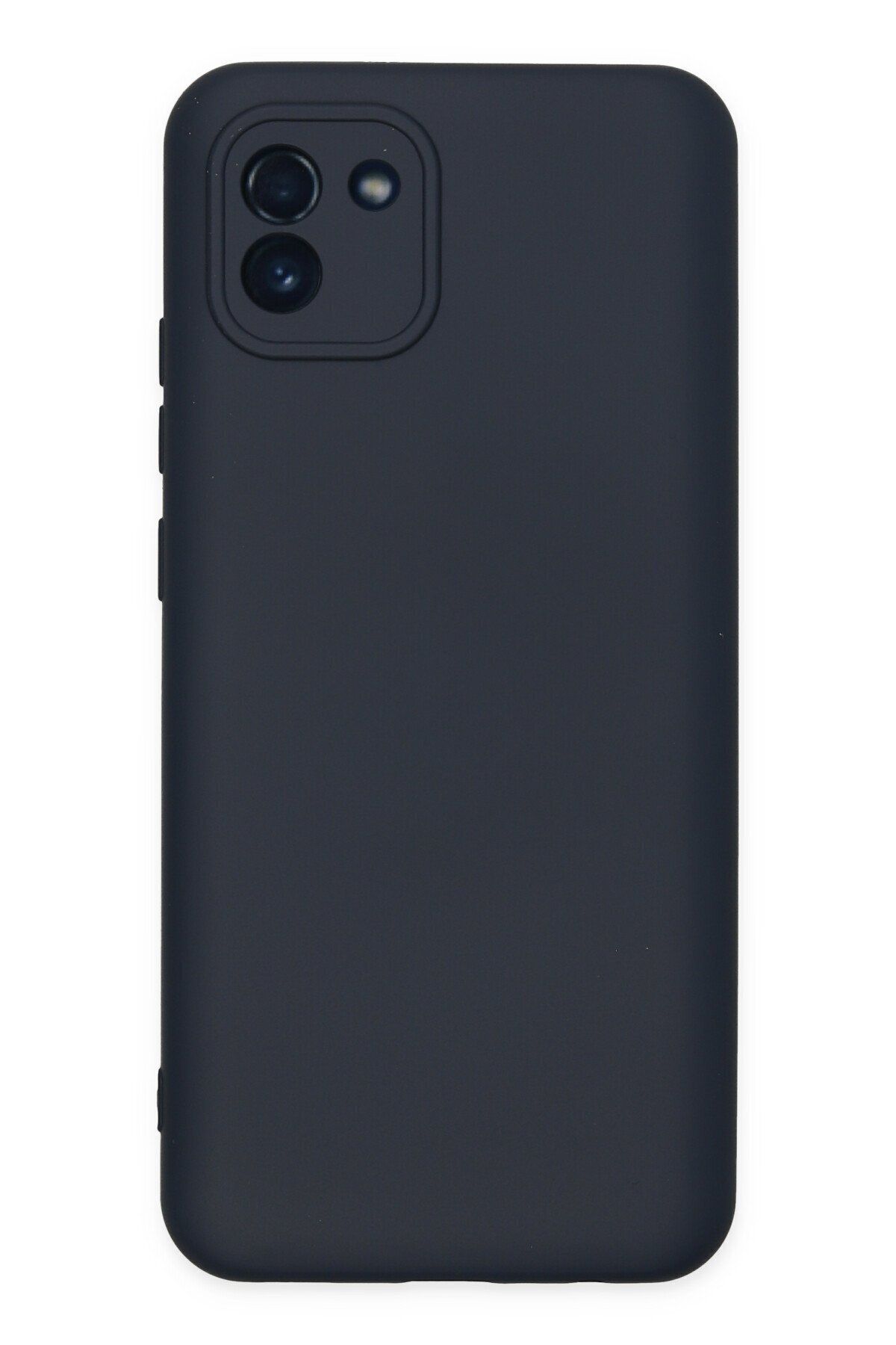 cepmoda Samsung Galaxy A03 Uyumlu Telefon Kılıfı - Lansman, iÇi Süet/Kadife, Soft - LACİVERT