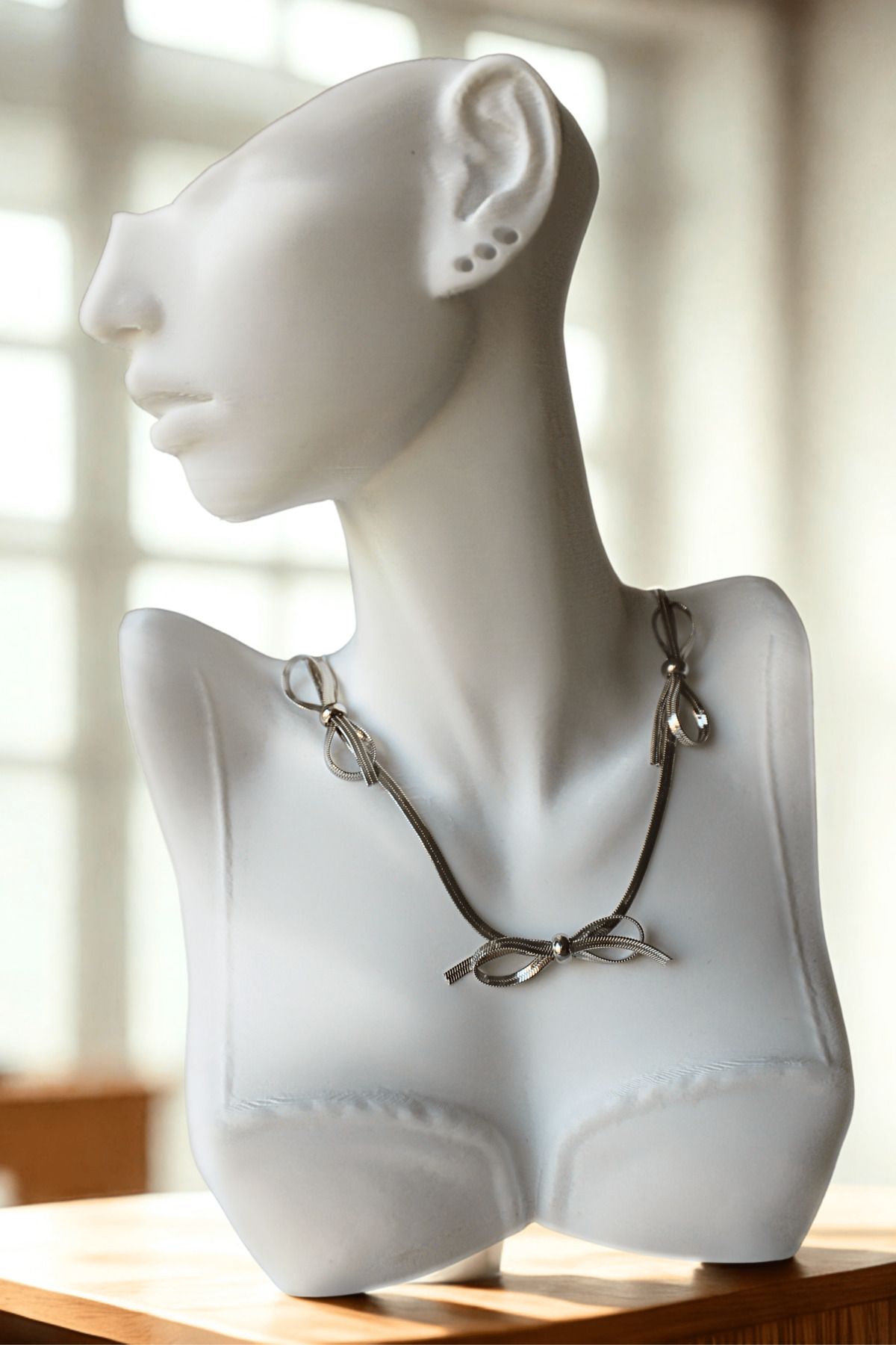 Butik Silver Kurdele Kolye