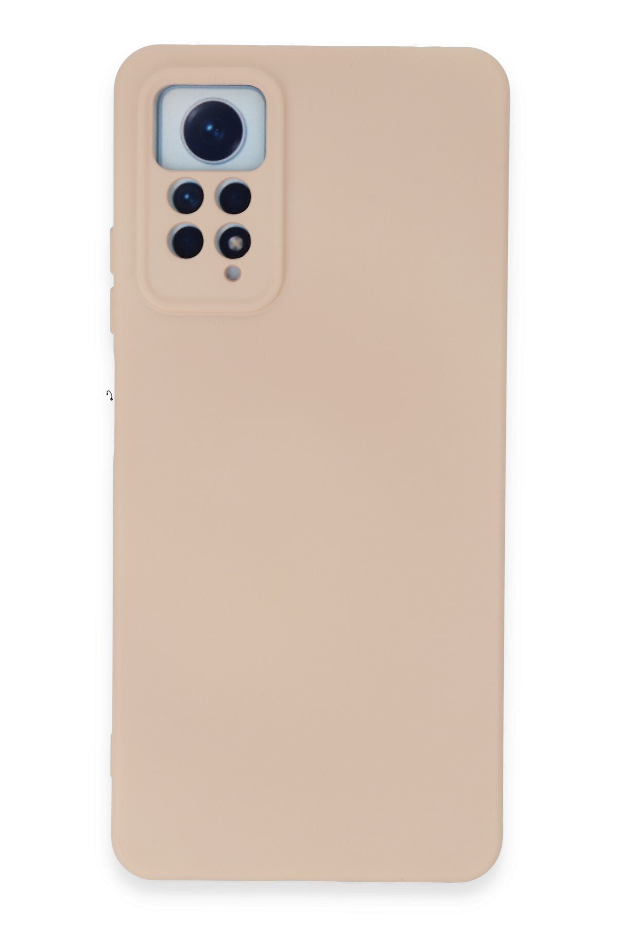 cepmoda Xiaomi Redmi Note 12 Pro 4G - Cpmd içi kadife Soft-Nano Doku Kapak/Kılıf Uyumlu  - PUDRA