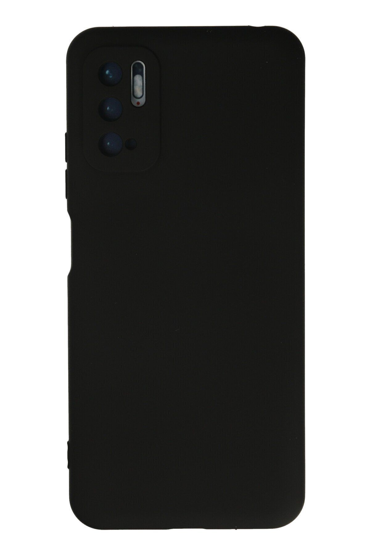 cepmoda Xiaomi Poco M3 Pro Telefon Kılıfı - Lansman, iÇi Süet/Kadife, Soft v2 - SİYAH