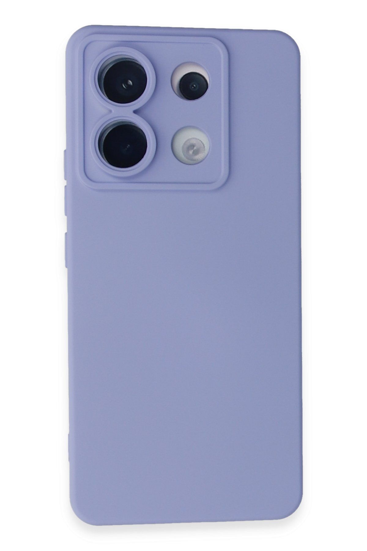 cepmoda Xiaomi Redmi Note 13 PRO 5G Uyumlu Telefon Kılıfı - Lansman, iÇi Süet/Kadife, Soft - LİLA