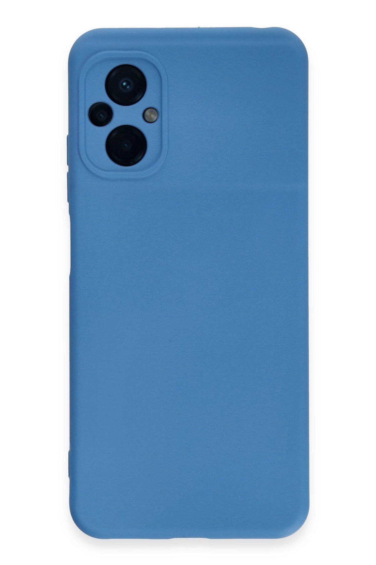 cepmoda Xiaomi Poco M5 Telefon Kılıfı - Lansman, iÇi Süet/Kadife, Soft v2 - MAVİ