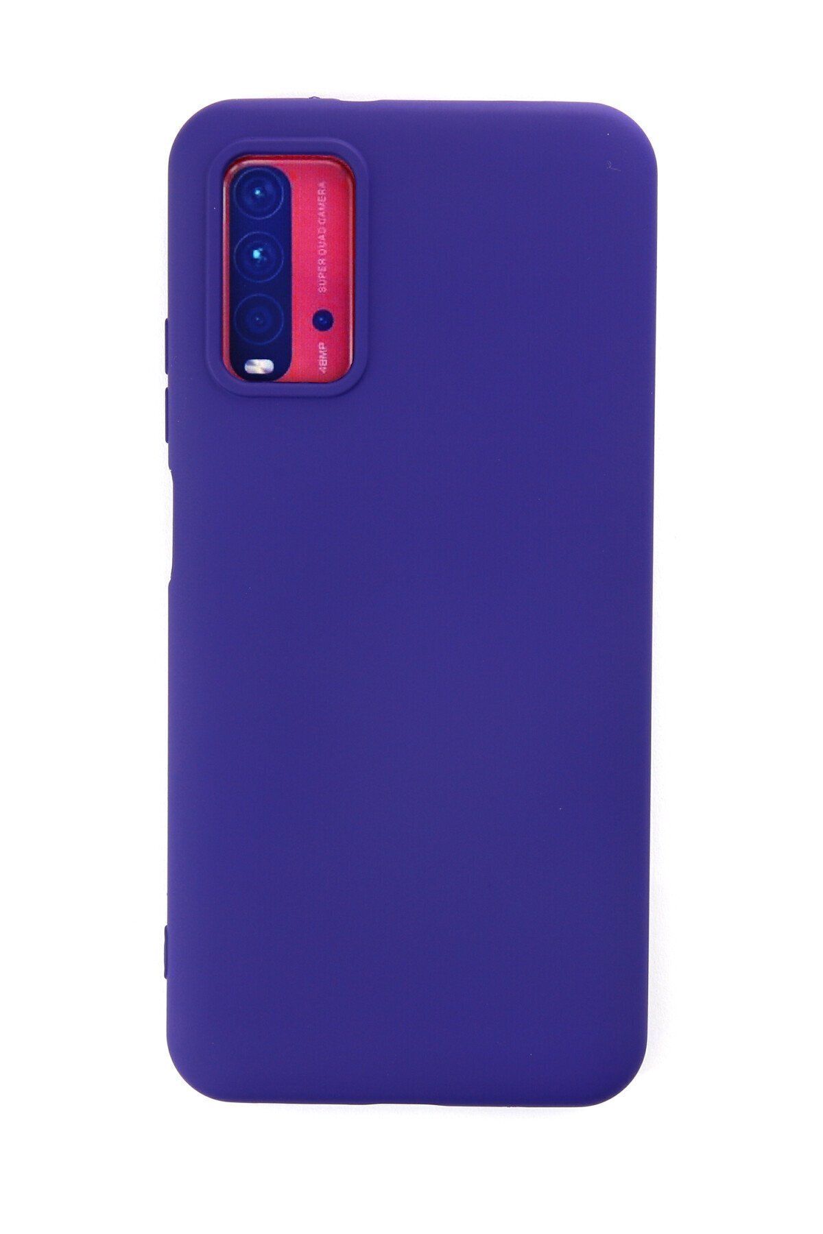cepmoda Redmi 9T  Uyumlu - Cpmd içi kadife Soft-Nano Doku Kapak/Kılıf - MOR