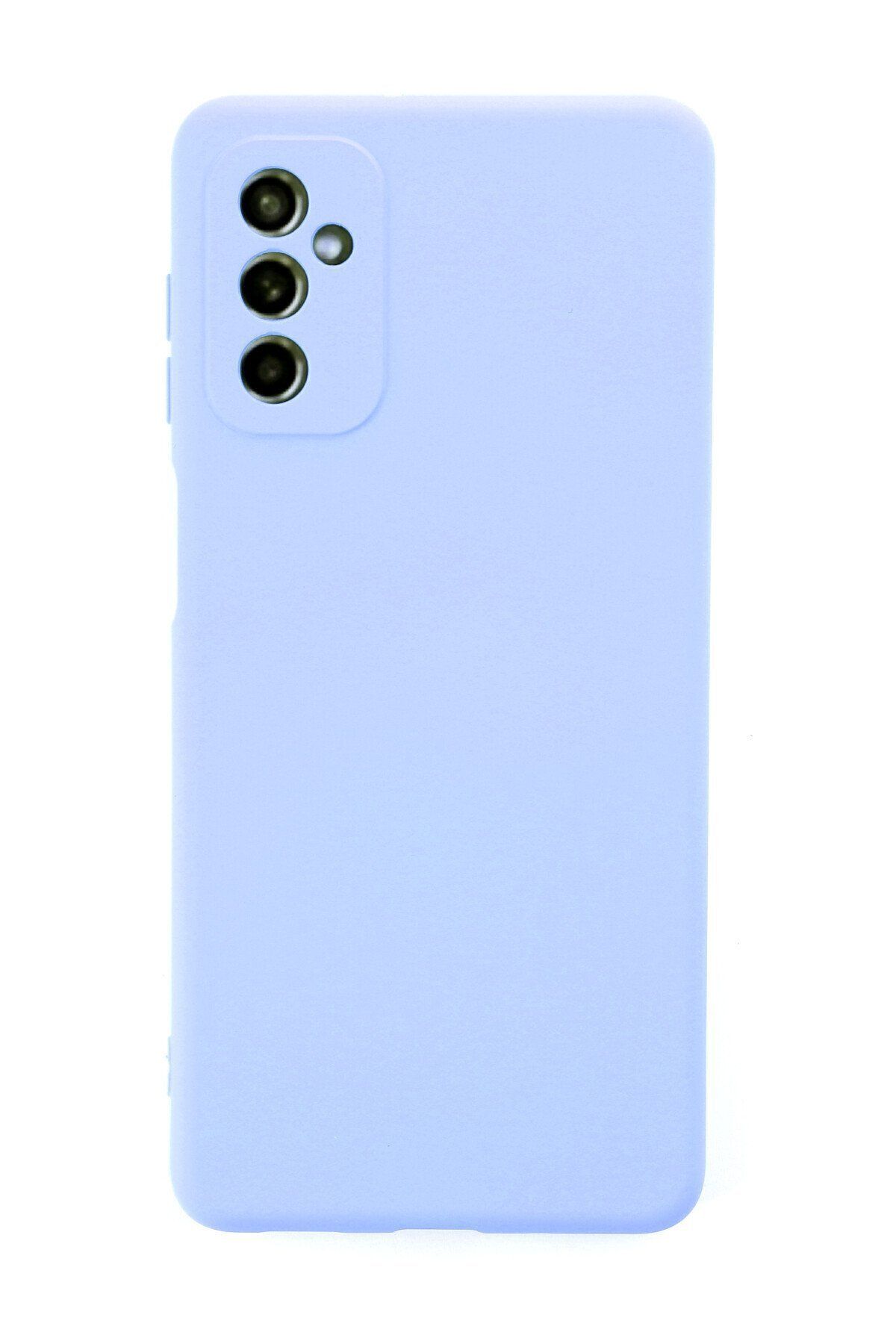cepmoda Galaxy M52 5G Uyumlu - Cpmd içi kadife Soft-Nano Doku Kapak/Kılıf - LİLA