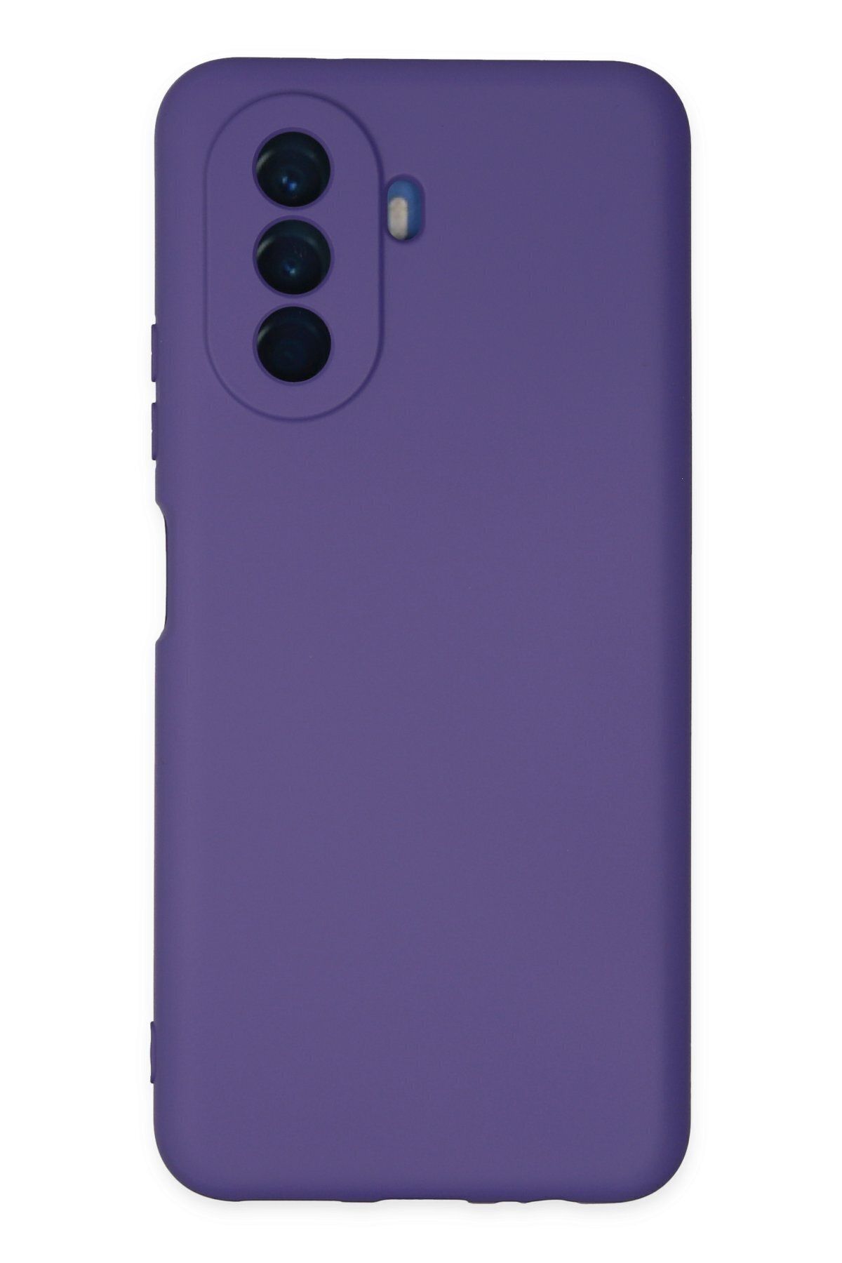 cepmoda Huawei Nova Y70 Telefon Kılıfı - Lansman, iÇi Süet/Kadife, Soft v2 - MOR