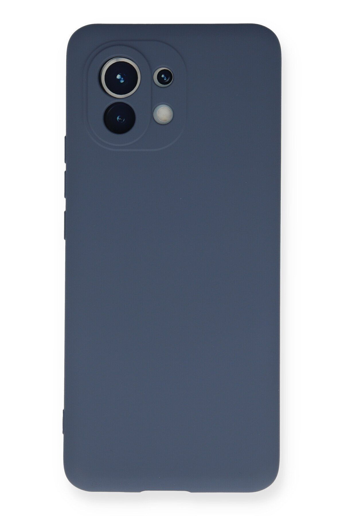 cepmoda Xiaomi Mi 11 Uyumlu - Cpmd içi kadife Soft-Nano Doku Kapak/Kılıf - GRİ