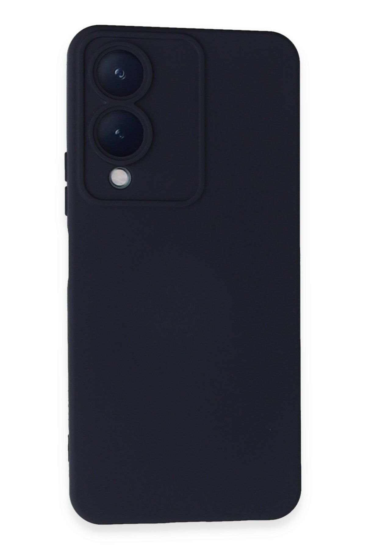 cepmoda Vivo Y17s Uyumlu Telefon Kılıfı - Lansman, iÇi Süet/Kadife, Soft - LACİVERT