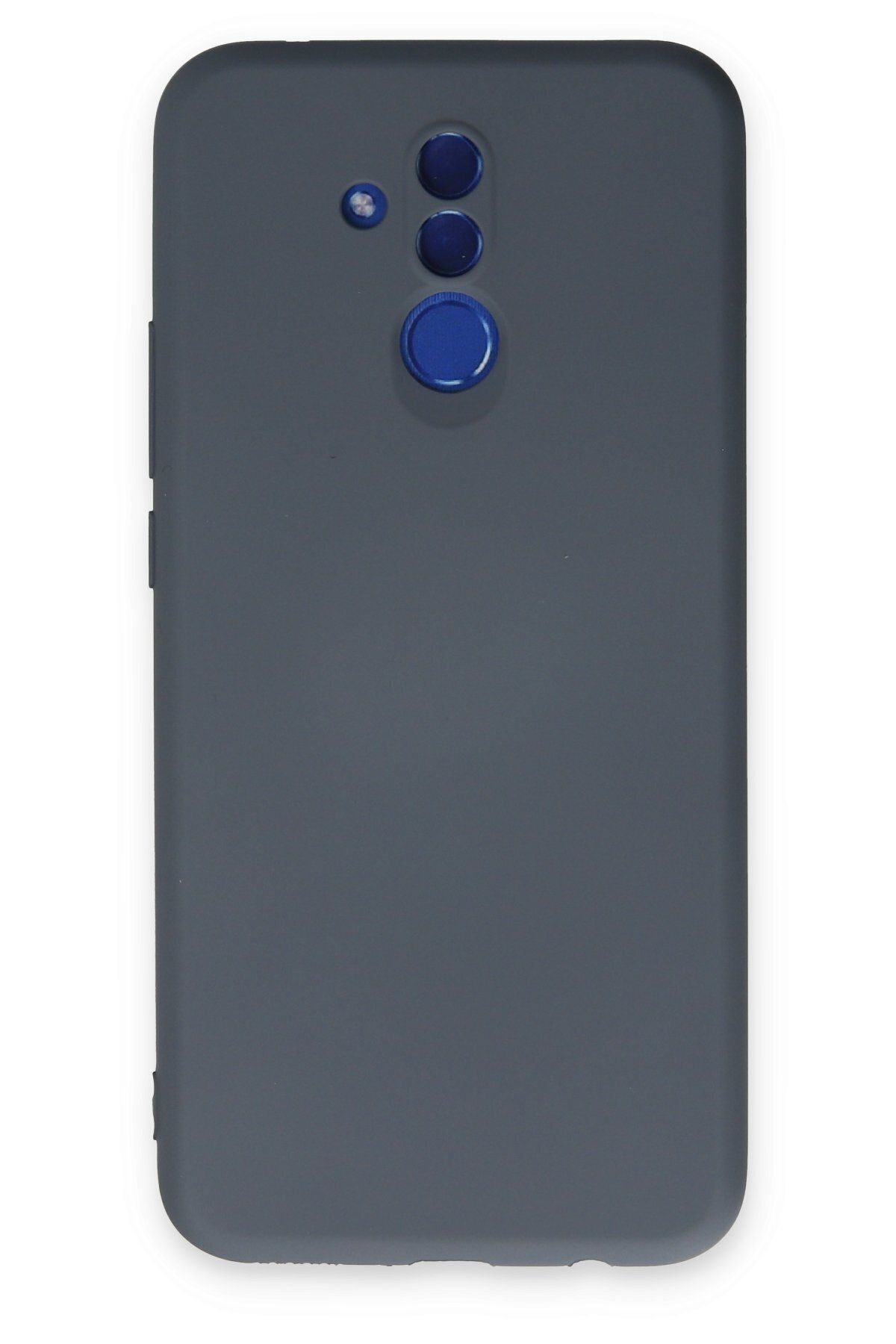 cepmoda Huawei Mate 20 Lite Uyumlu Telefon Kılıfı - Lansman, iÇi Süet/Kadife, Soft - GRİ